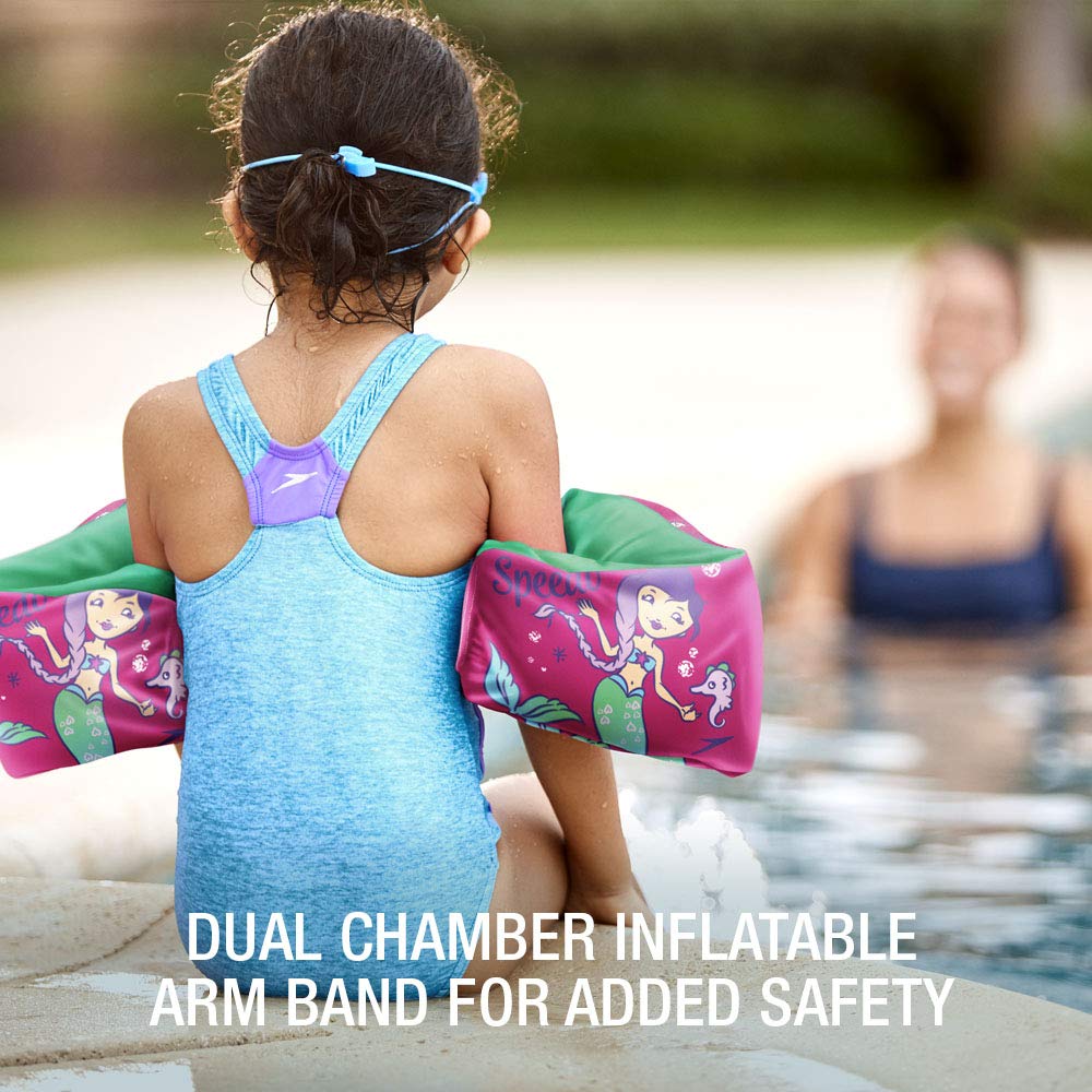 Bandas de Brazo Speedo Ice Blue Grape para Aprender a Nadar para Niños