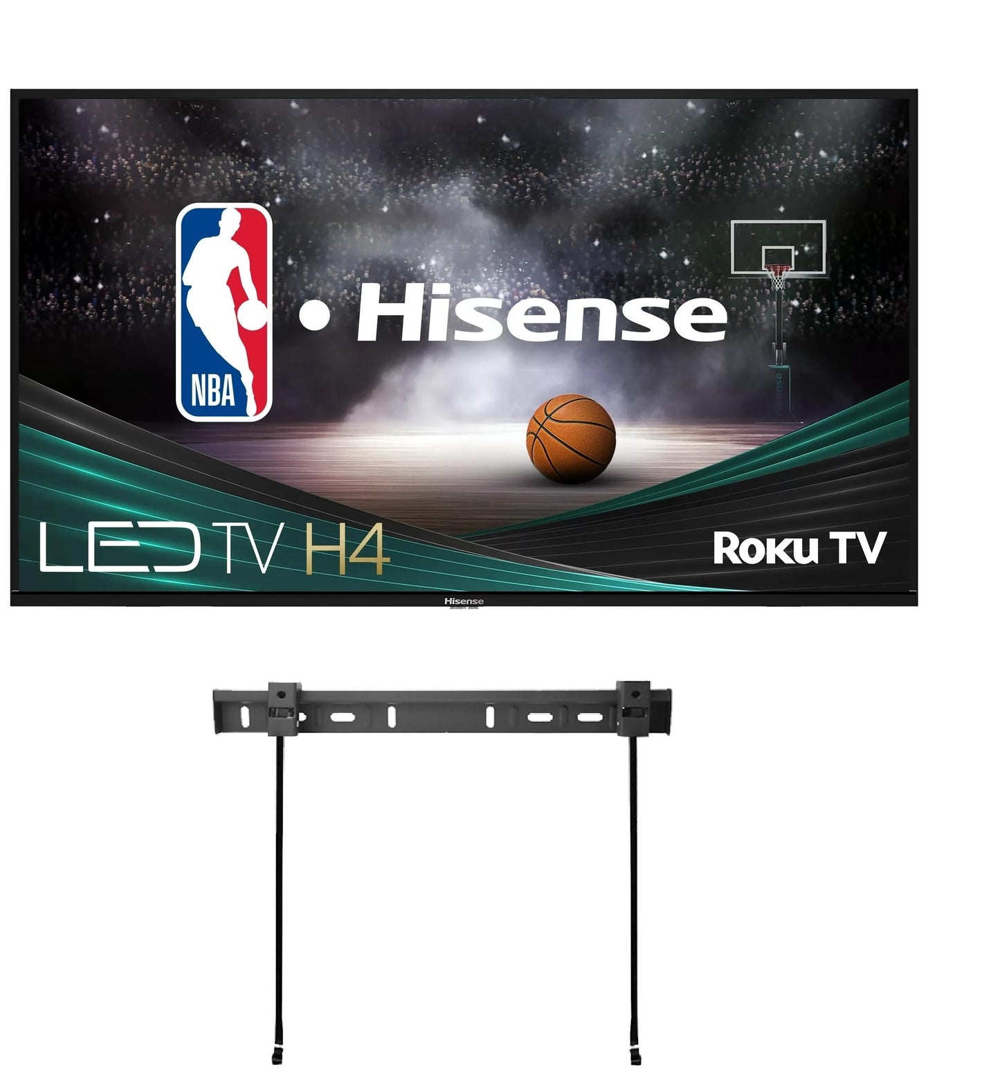 Hisense Televisor Smart TV | 40 Pulgadas | Class FHD | 1080P | Pantalla | LED + Soporte para Pared (Sin Bases) USB | Modo de Juego Automático | Funciona con Asistente Google y Alexa (Reacondicionado)