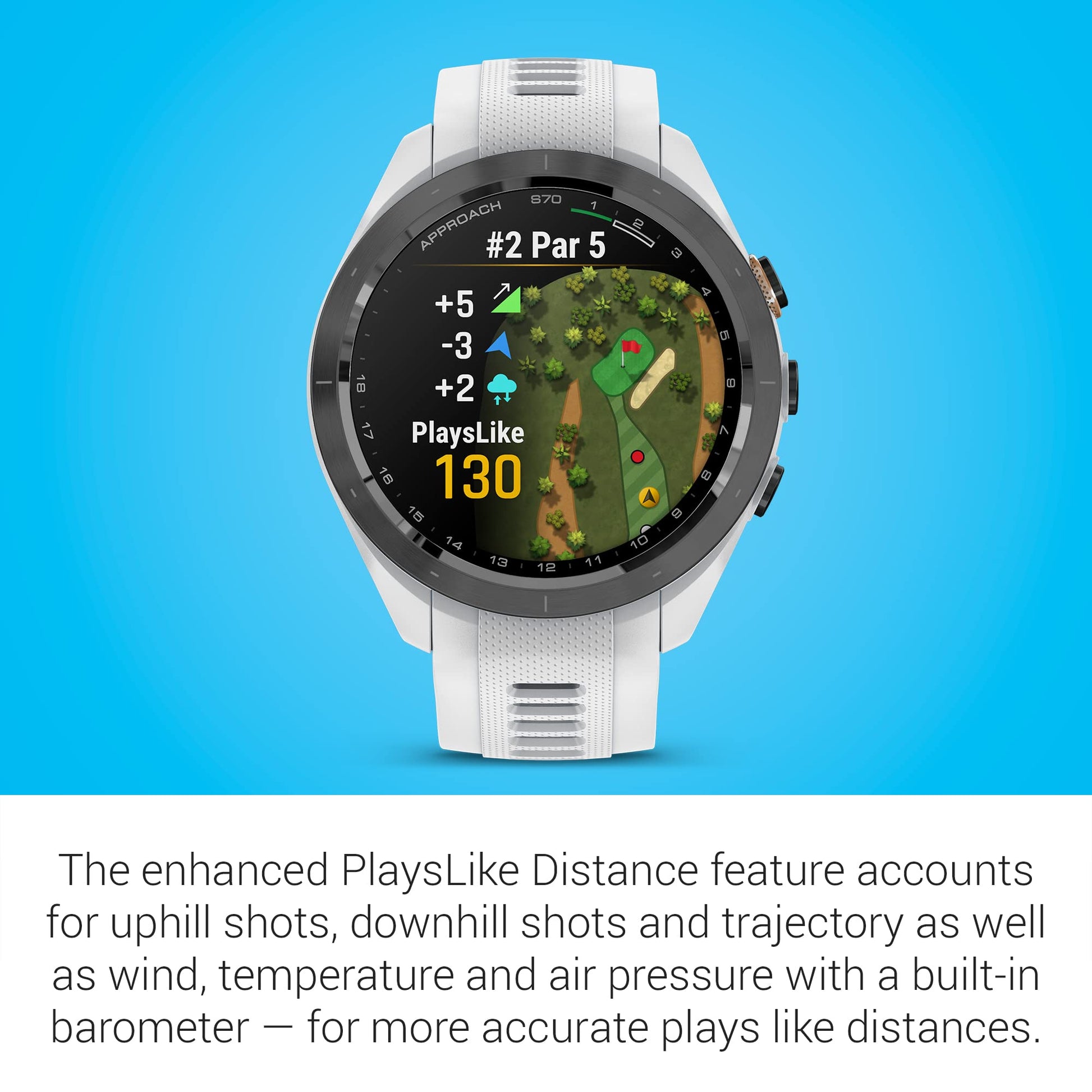 Garmin Approach S70 Blanco, 42 mm