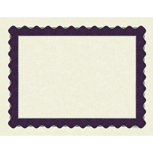 Great Papers! Metallic Purple Border Certificate, 8.5"x11", 100 Count (961021)