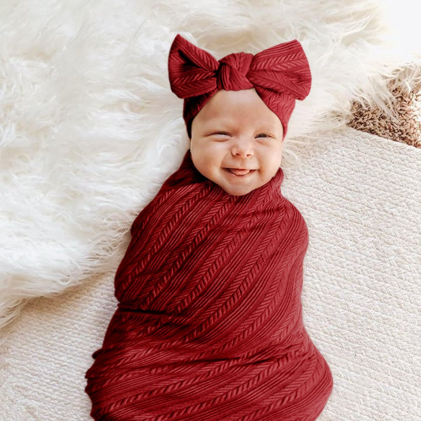 DRESHOW BQUBO - Juego de Diadema para bebé recién Nacido, Unisex, artículos Esenciales para bebés y niñas, artículos Esenciales para recién Nacidos