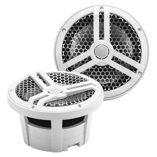 Altavoces Coaxiales Skar Audio 20,3 cm Blanco de Rango Completo