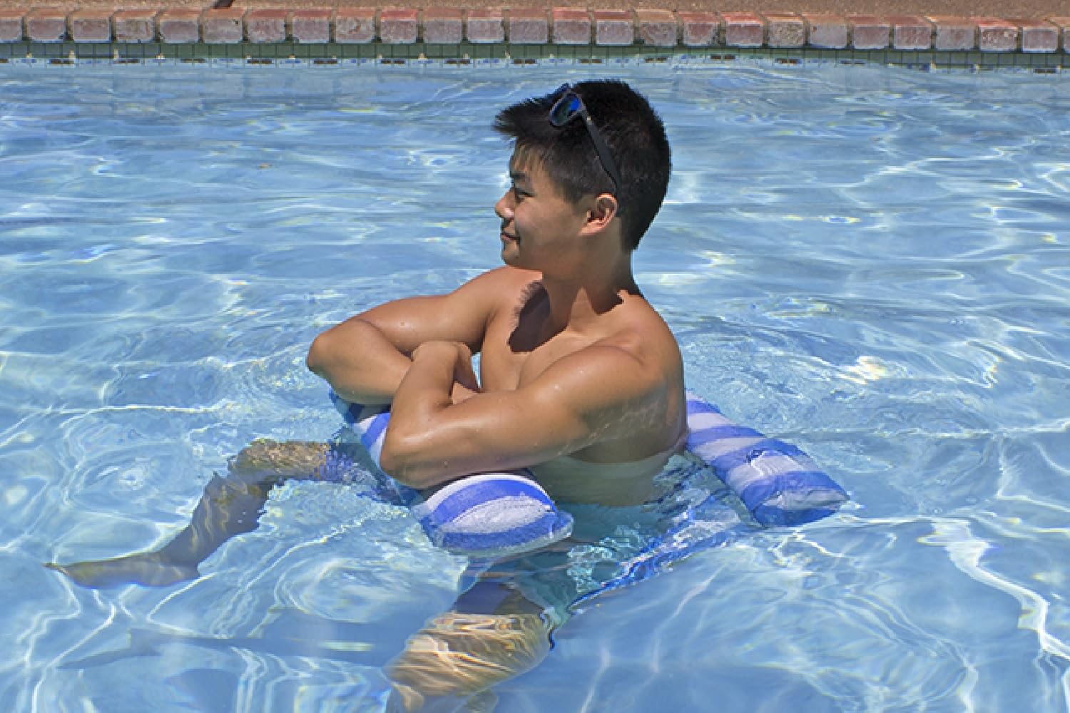 Hamaca de Agua Poolmaster Azul Grande para Adultos