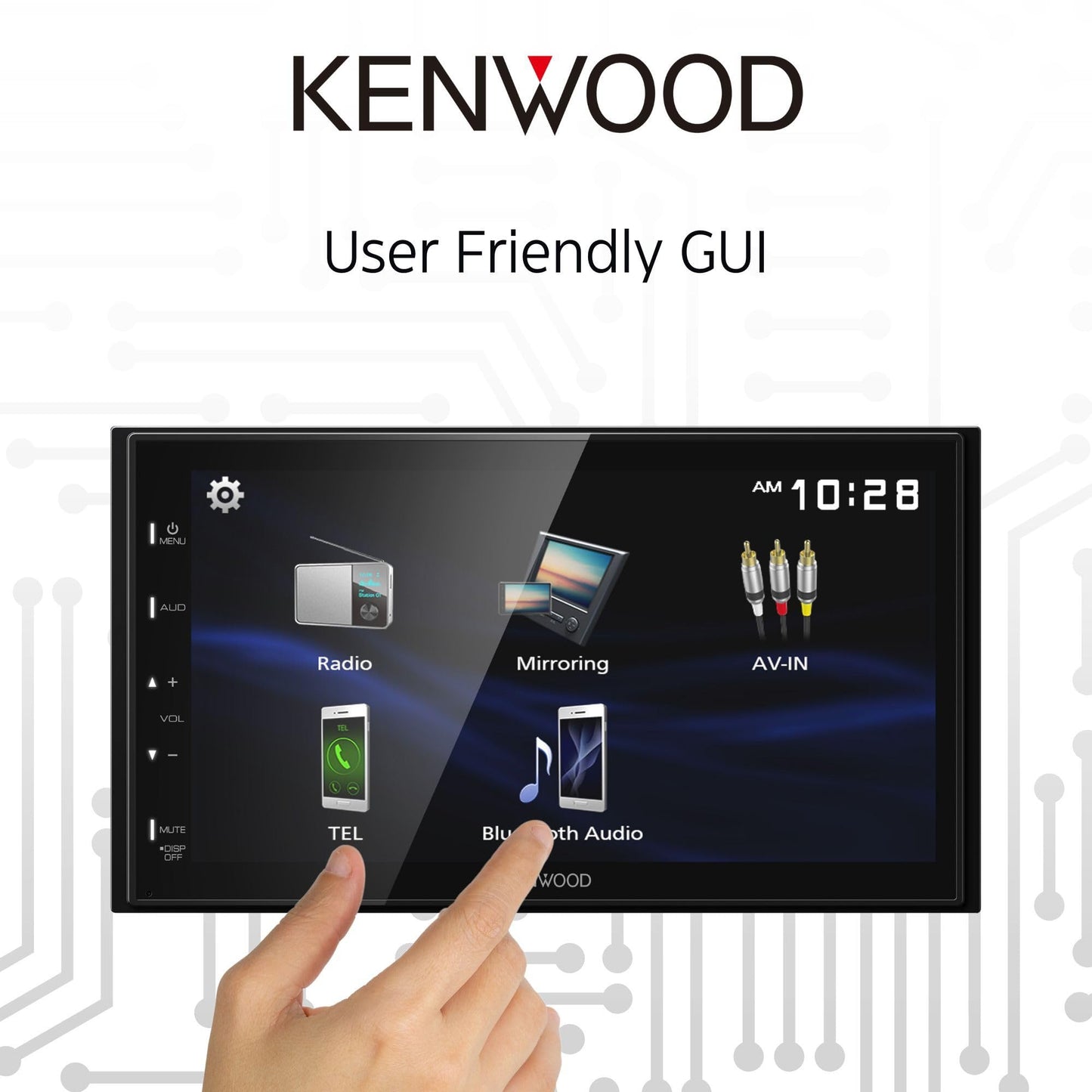 Kenwood DMX129BT Receptor multimedia con Bluetooth