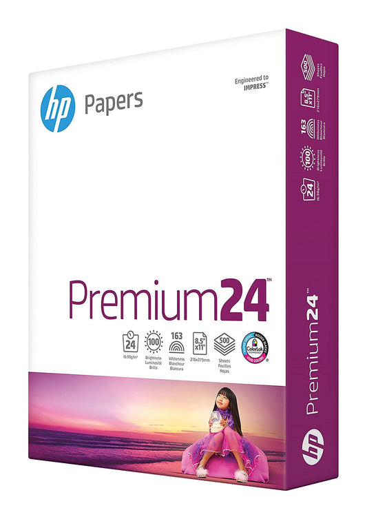 HP LaserJet Paper, 98 Brightness, 8.5 x 11 Inches, 500 Sheets (11240-0)