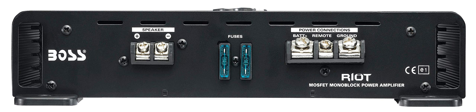 Boss Audio Amplificador de Energía MOSFET DE de 2 Canales, con Control Remoto para Nivel del Subwoofer