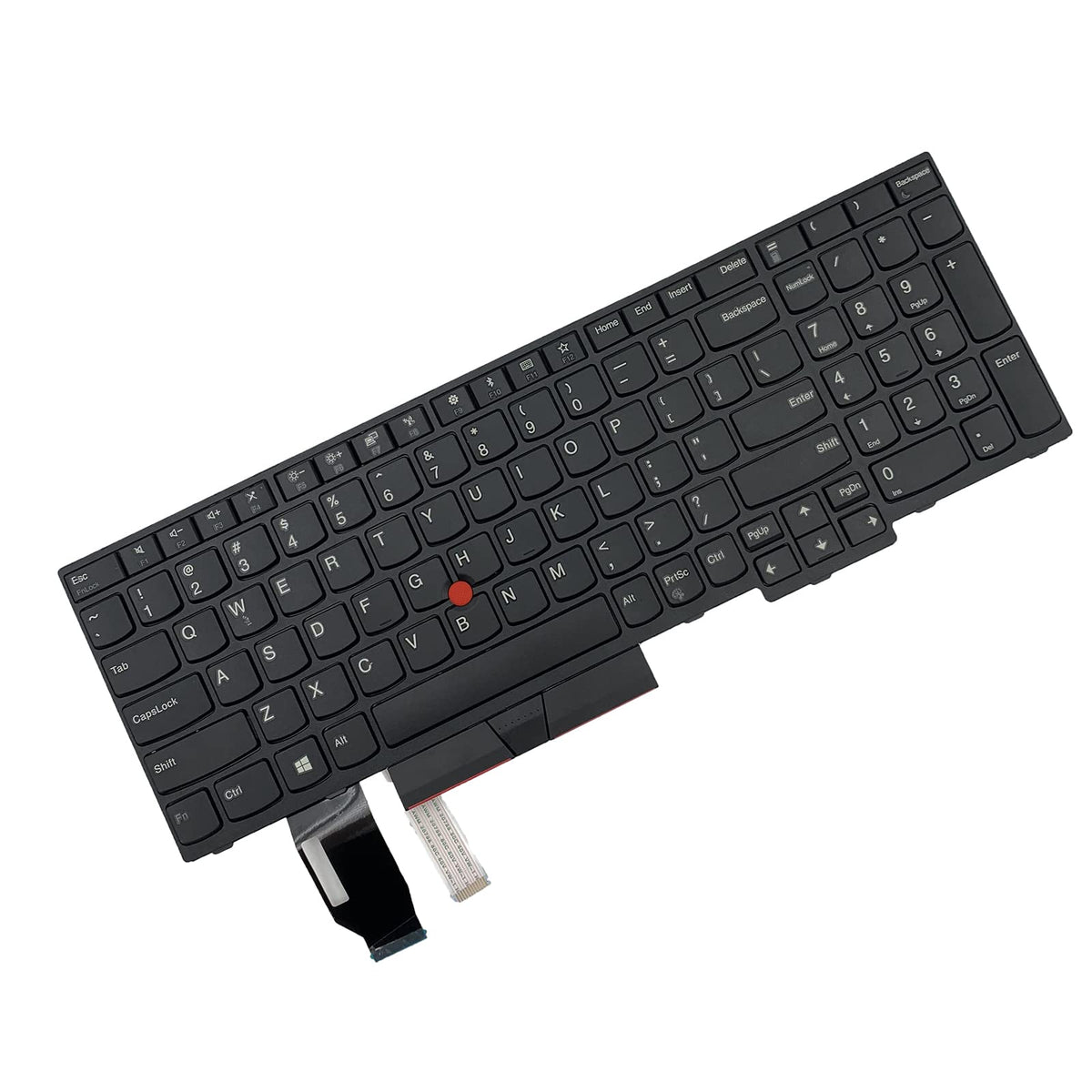 Repuesto de Teclado Tiugochr Lenovo ThinkPad Negro para Laptop