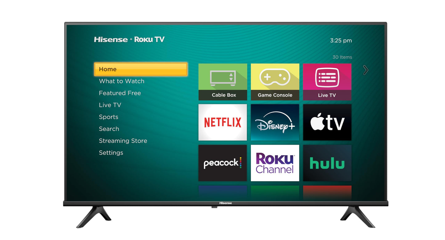 Television Pantalla 32" Hisense, A4 Series, FHD, Color Negro, Modelo 32A4NR