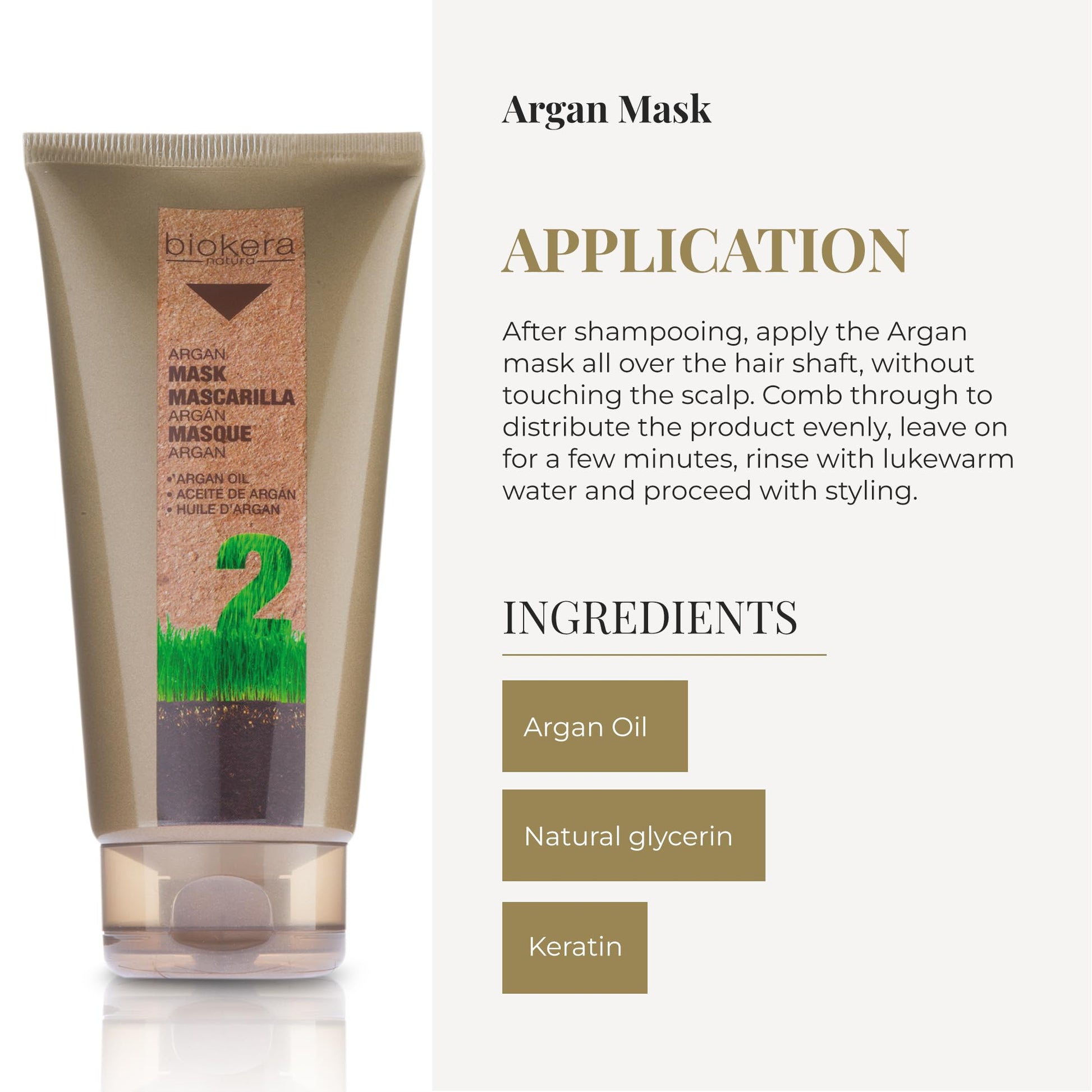 Mascarilla Salerm Biokera Argan Oil