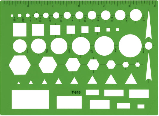 Plantilla Para Dibujo Técnico Westcott Verde