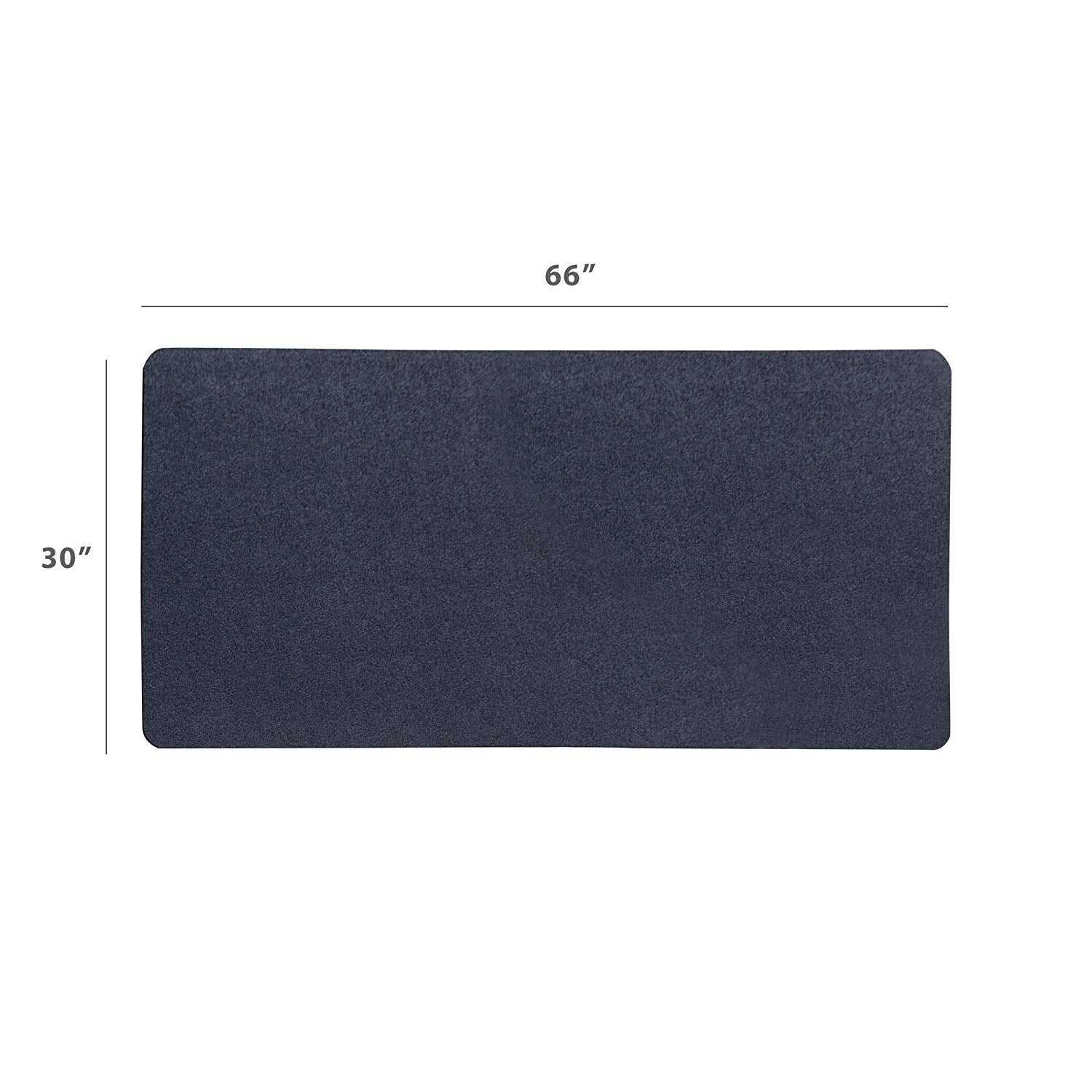 Tapete para Equipo de Ejercicio MotionTex Negro Protección del Piso 30 x 66 Pulgadas