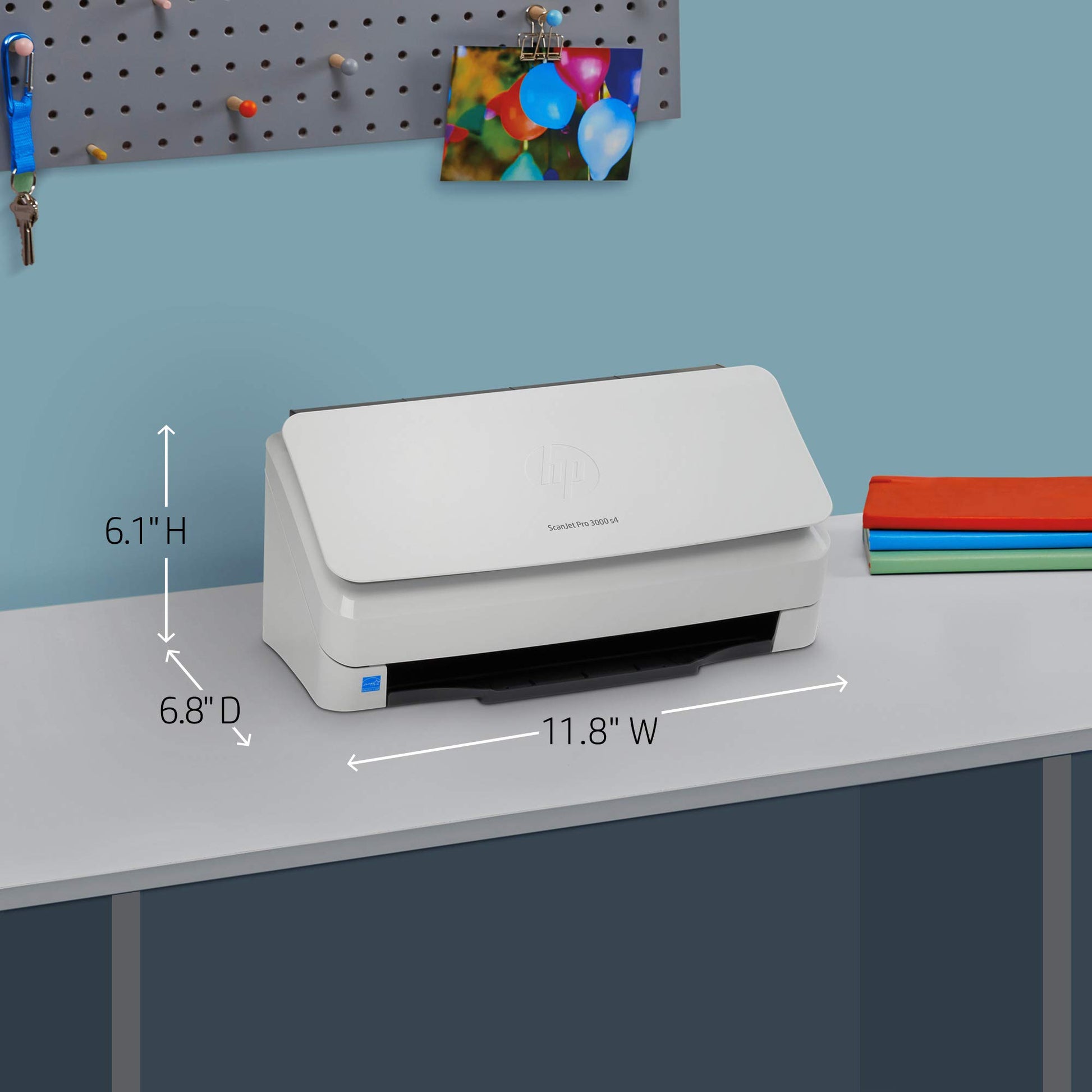 HP ScanJet Pro 3000 s4 (6FW07A) Escáner dúplex a Color USB 3.0 de 40 ppm con ADF de 50 páginas para Documentos, Fotos, Recibos y Tarjetas. Controladores Twain/ISIS incluidos