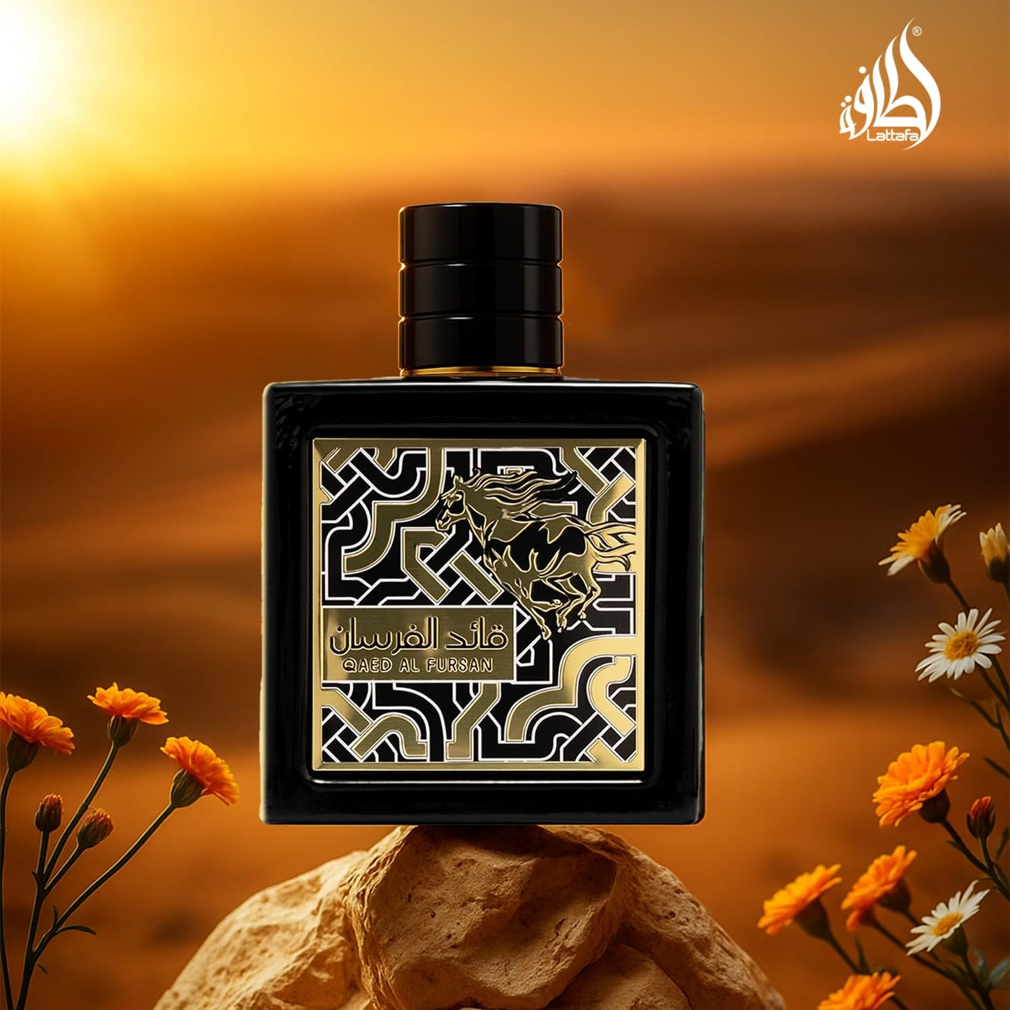 Lattafa Qaed Al Fursan for Unisex Eau de Parfum Spray, 3.0 Ounce