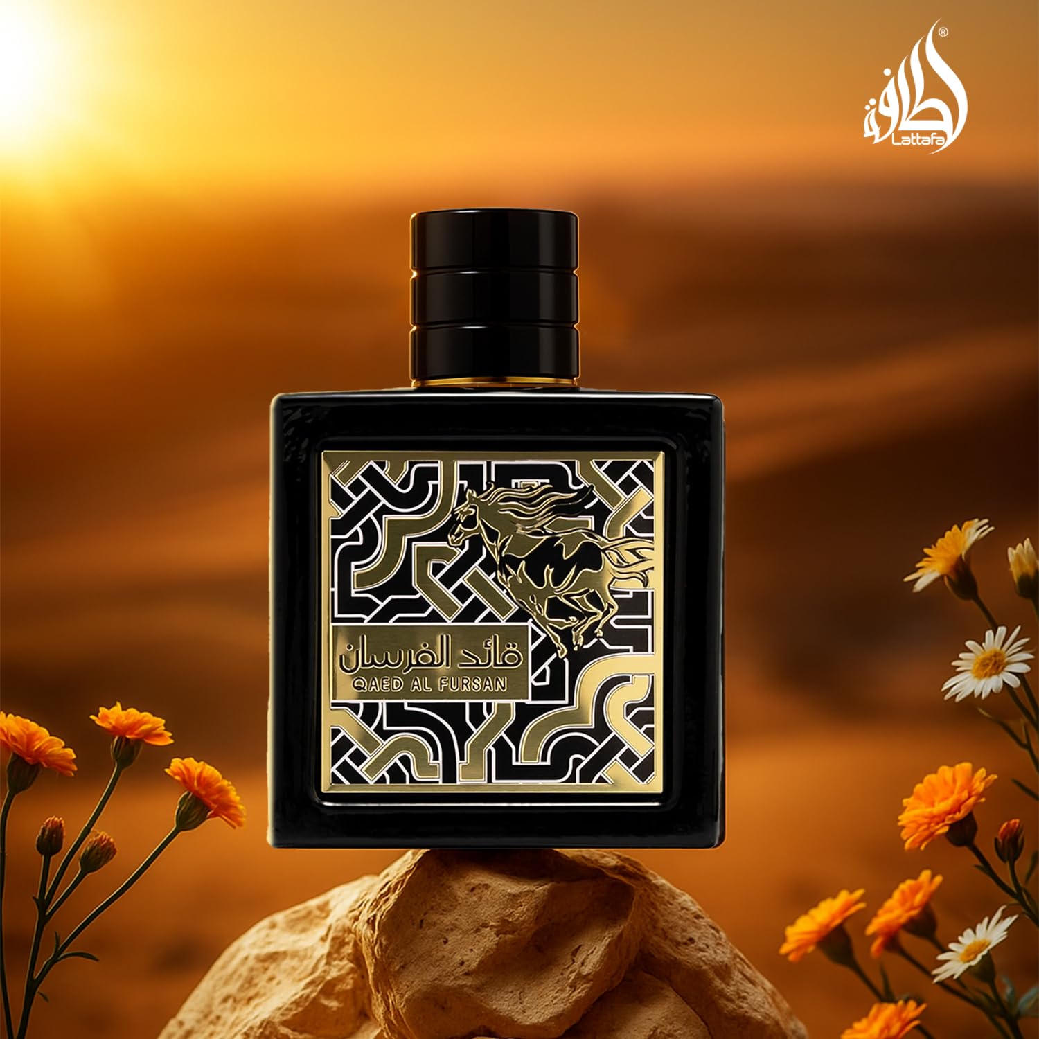 Lattafa Qaed Al Fursan for Unisex Eau de Parfum Spray, 3.0 Ounce