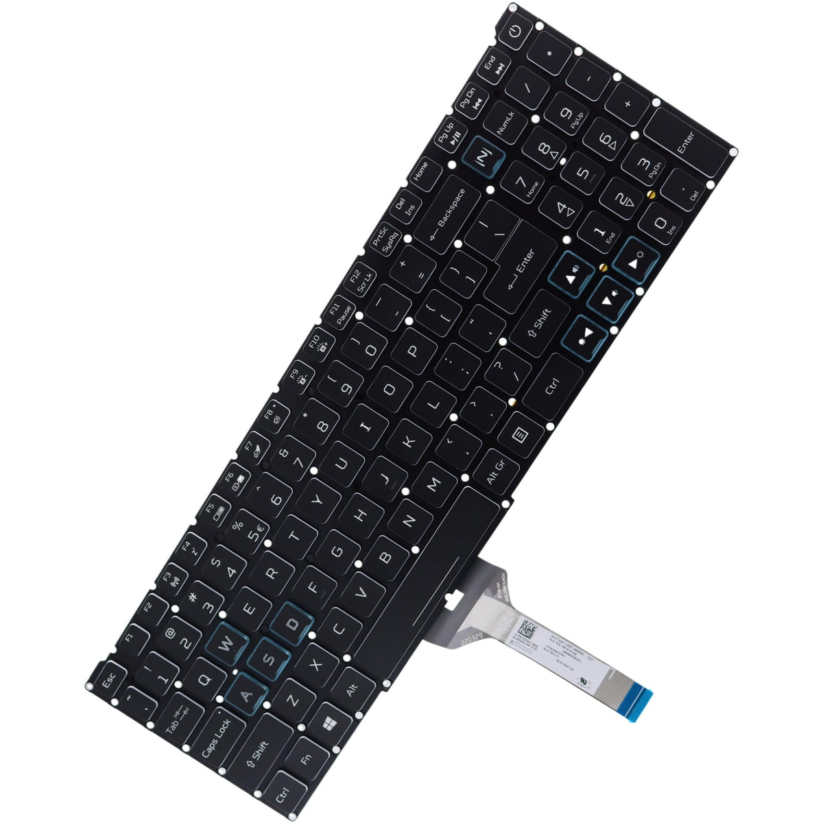Teclado Retroiluminado Deal4GO Negro RGB Repuesto para Acer