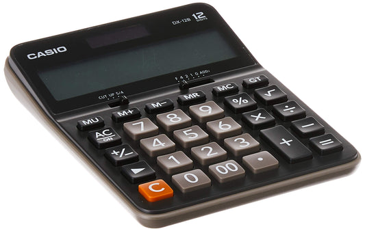 Casio DX-12B-BK-W-DC Calculadora