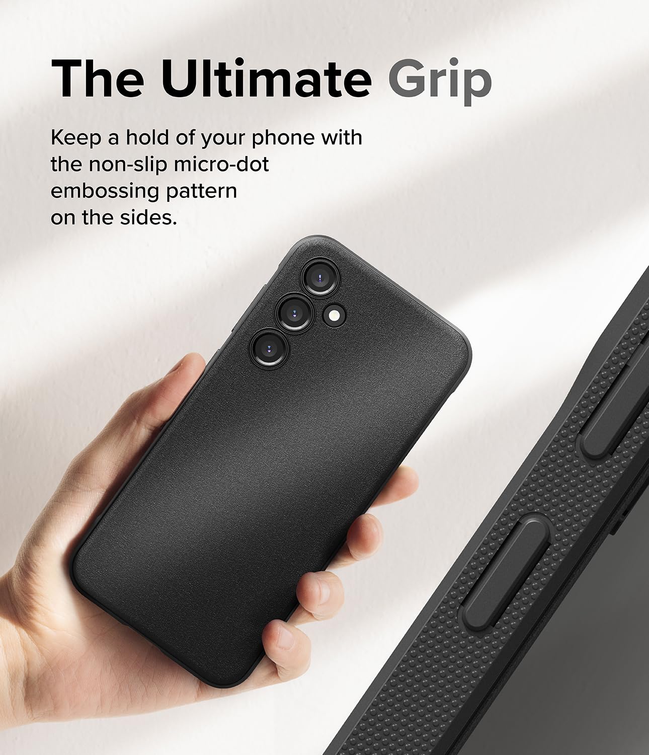 Funda Samsung Galaxy S23 FE Ringke Onyx Negro Antihuellas y Antideslizante