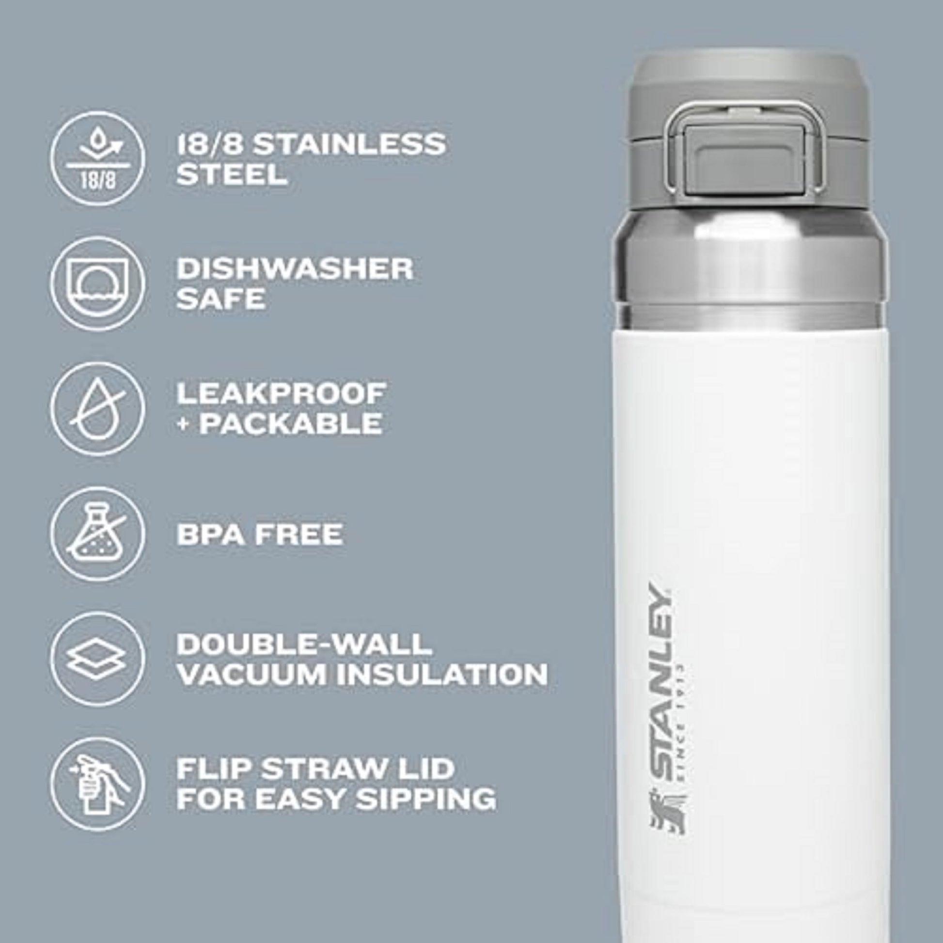Botella STANLEY Polar The Quick Flip 24 Onzas