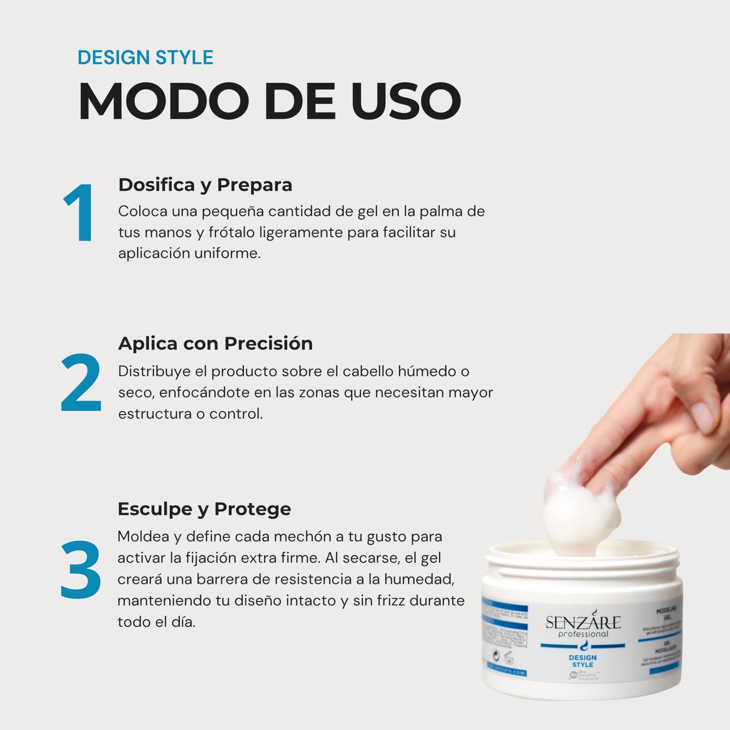 GEL MODELADOR DE 280ML SENZARE