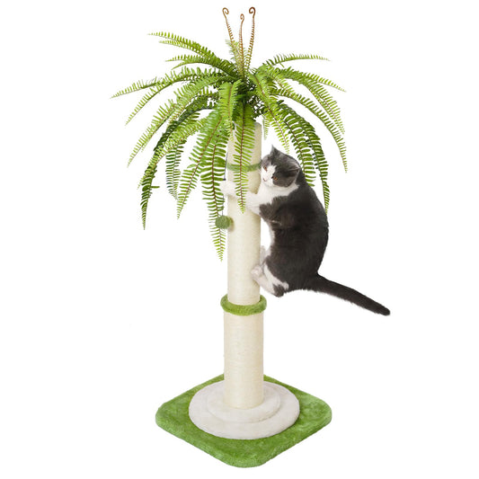 Honcet - Poste rascador para gatos de 42 pulgadas de alto, postes de rascar duraderos para gatos de interior, ideal para gatos grandes, garantiza una satisfacción de gatos de larga duración