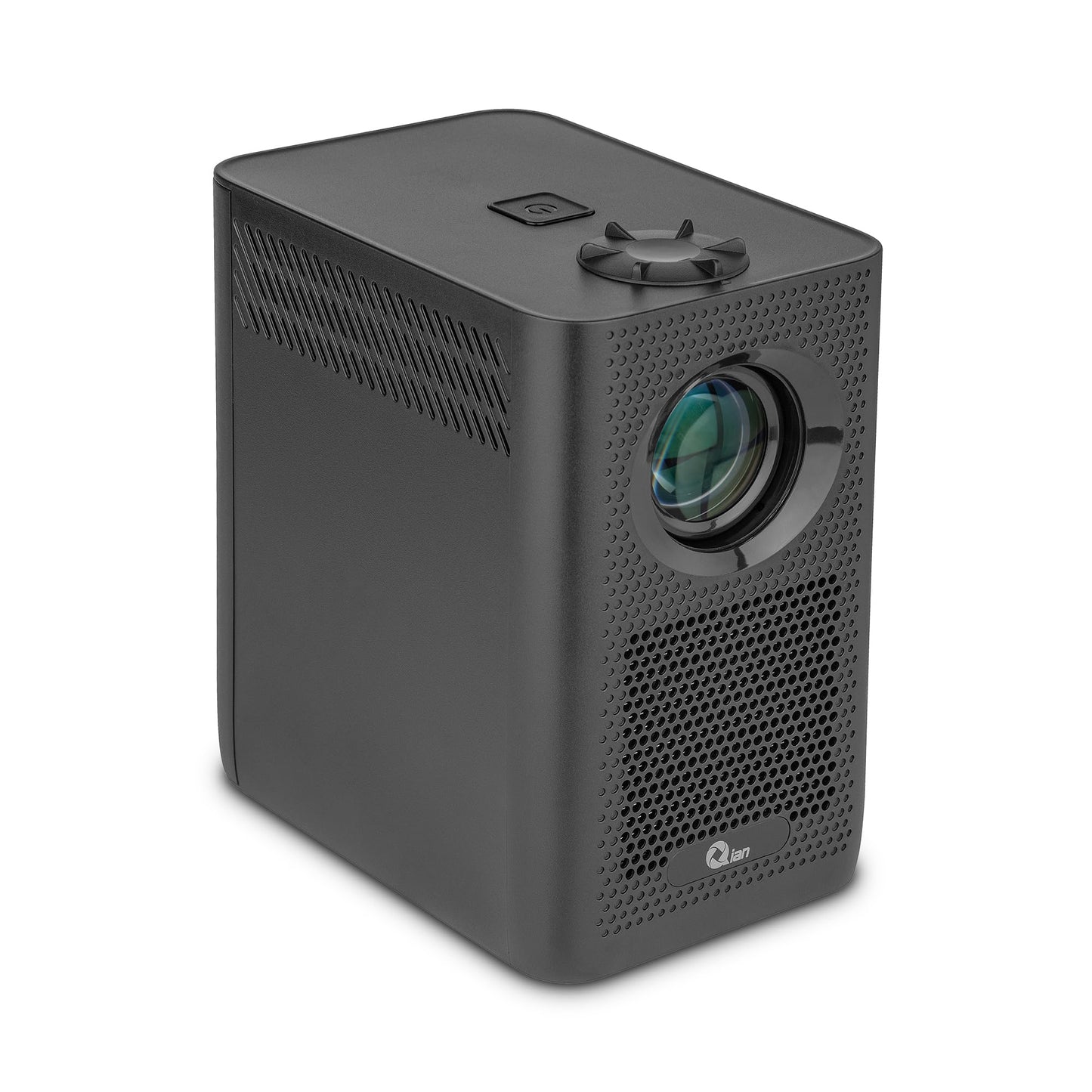 QIAN.MX Proyector Portatil LCD 5500 Lumenes (120 Ansi) hasta 30,000 Hrs HD 1280x720 Bluetooth Wi-fi Altavoz 5w hasta 100 Pulgadas Hdmi USB Android Integrado con Netflix, Youtube,QXP-EMHRA