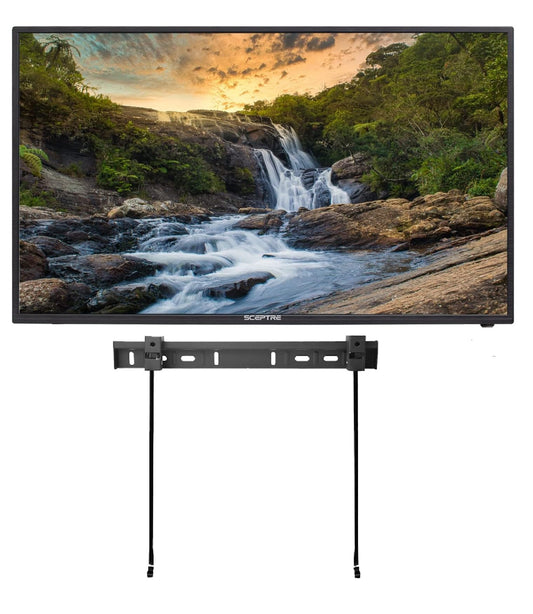 Televisión LED 43 Pulgadas Sceptre Full HD 1080P con 3 Puertos HDMI y Soporte de Pared (Reacondicionado)