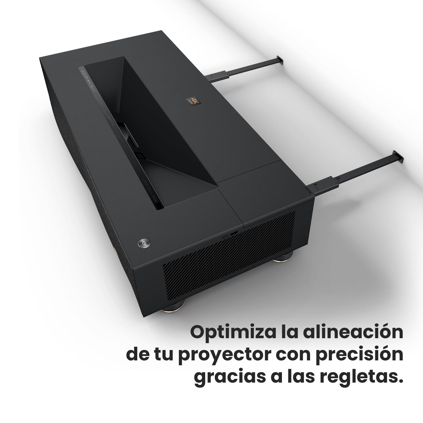 BenQ V5000i | Proyector Láser TV de Tiro Ultra Corto, 4K HDR 2500lm RGB para Películas y Videojuegos en Espacios Luminosos