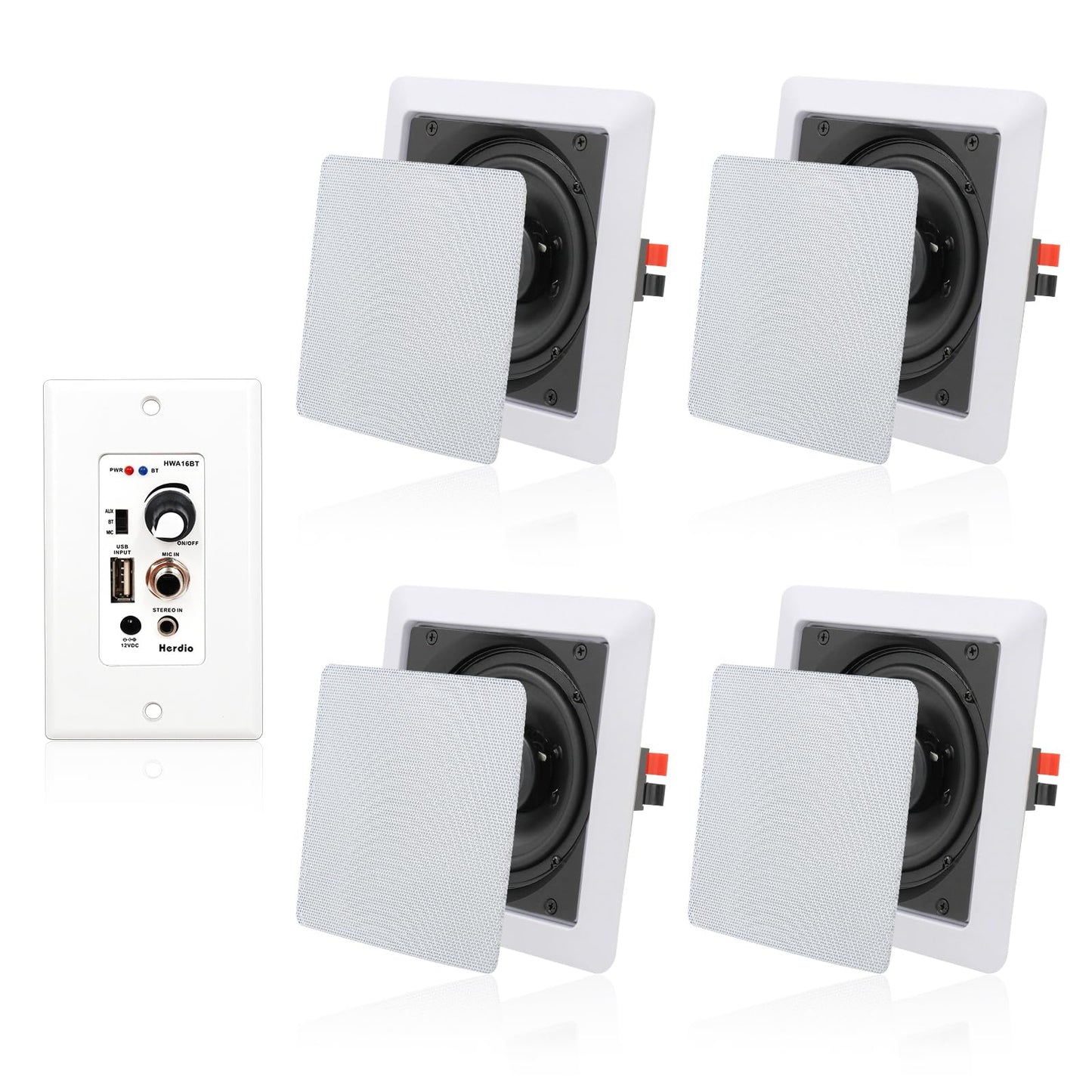 Herdio Altavoces de techo Bluetooth