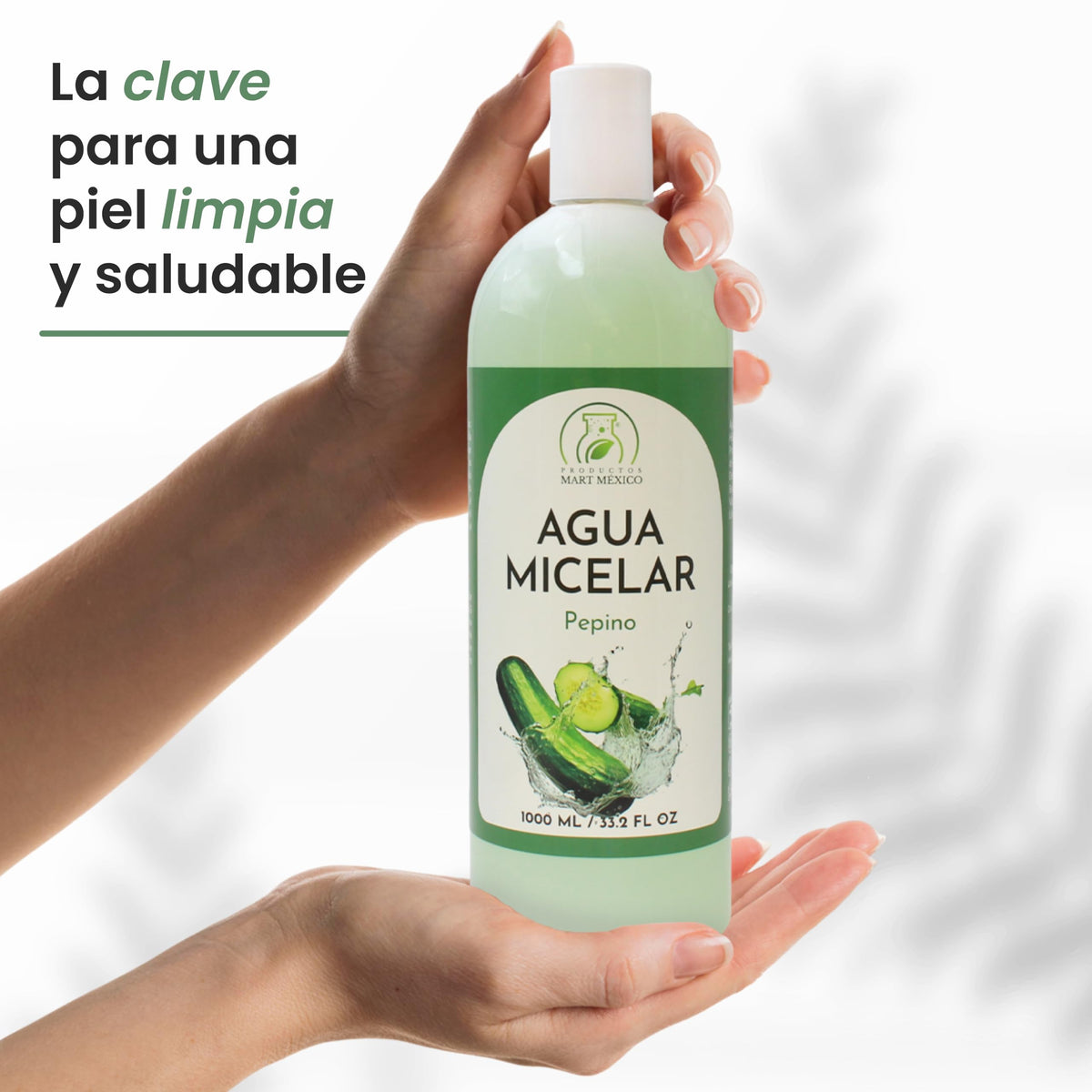 Agua Micelar De Pepino Refrescante 1 Litro