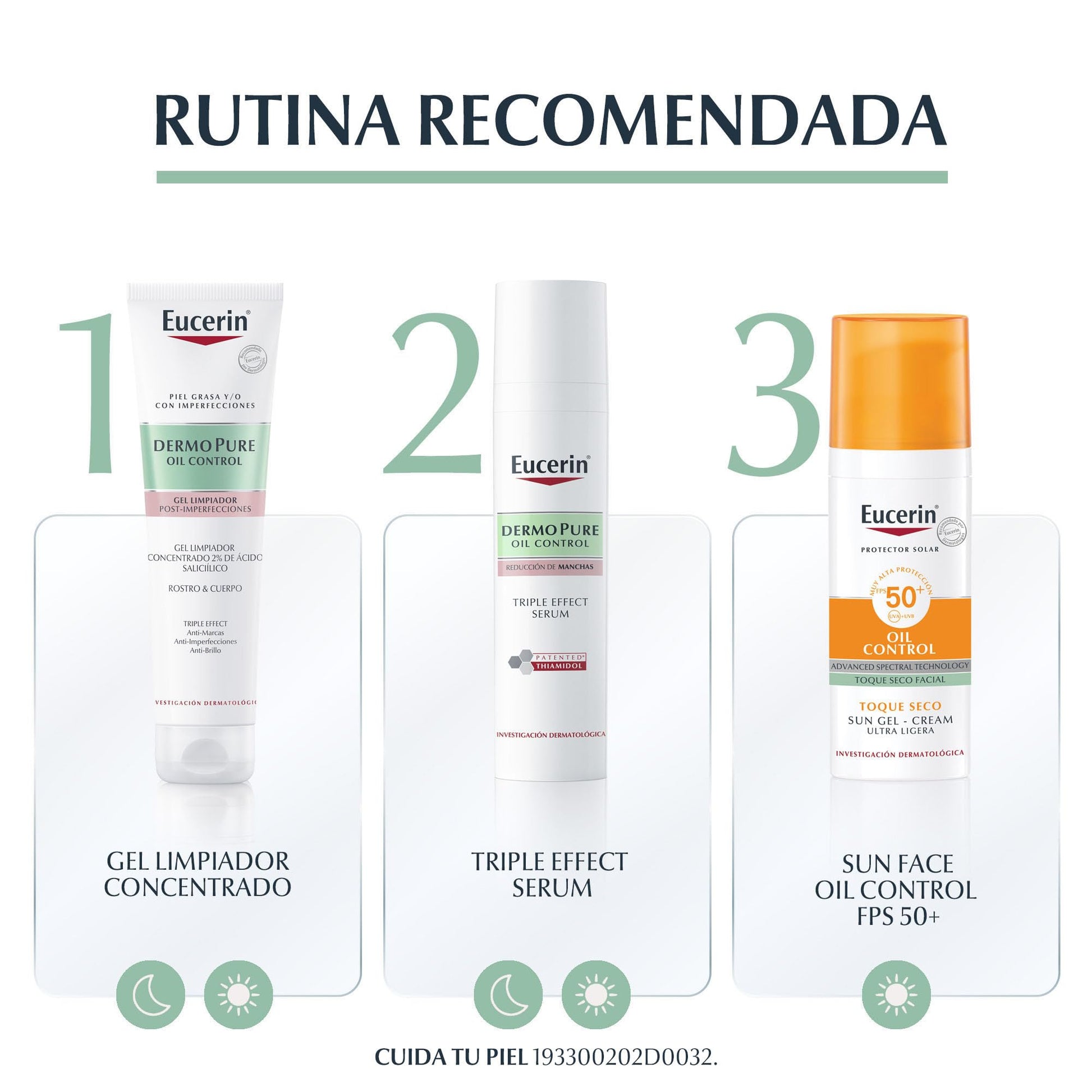 Eucerin DermoPure Gel limpiador facial concentrado (150 ml) con ácido salicílico para imperfecciones y manchas post-acné