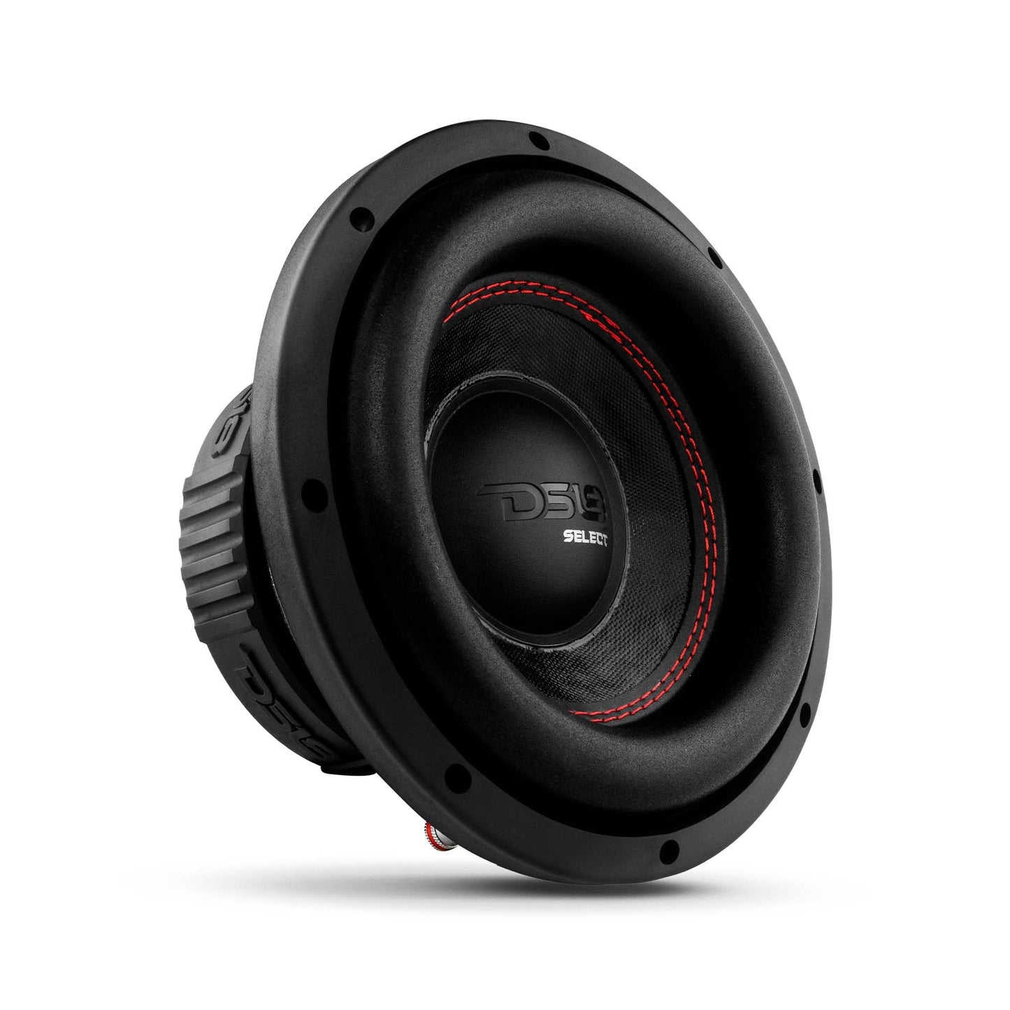 DS18 SLC8S Car Subwoofer Audio Speaker - 8" in. Paper Glass Fiber Cone, Black Steel Basket, Single Voice Coil 4 Ohm Impedance, 400W MAX Power and Foam Surround for Vehicle Stereo Sound System