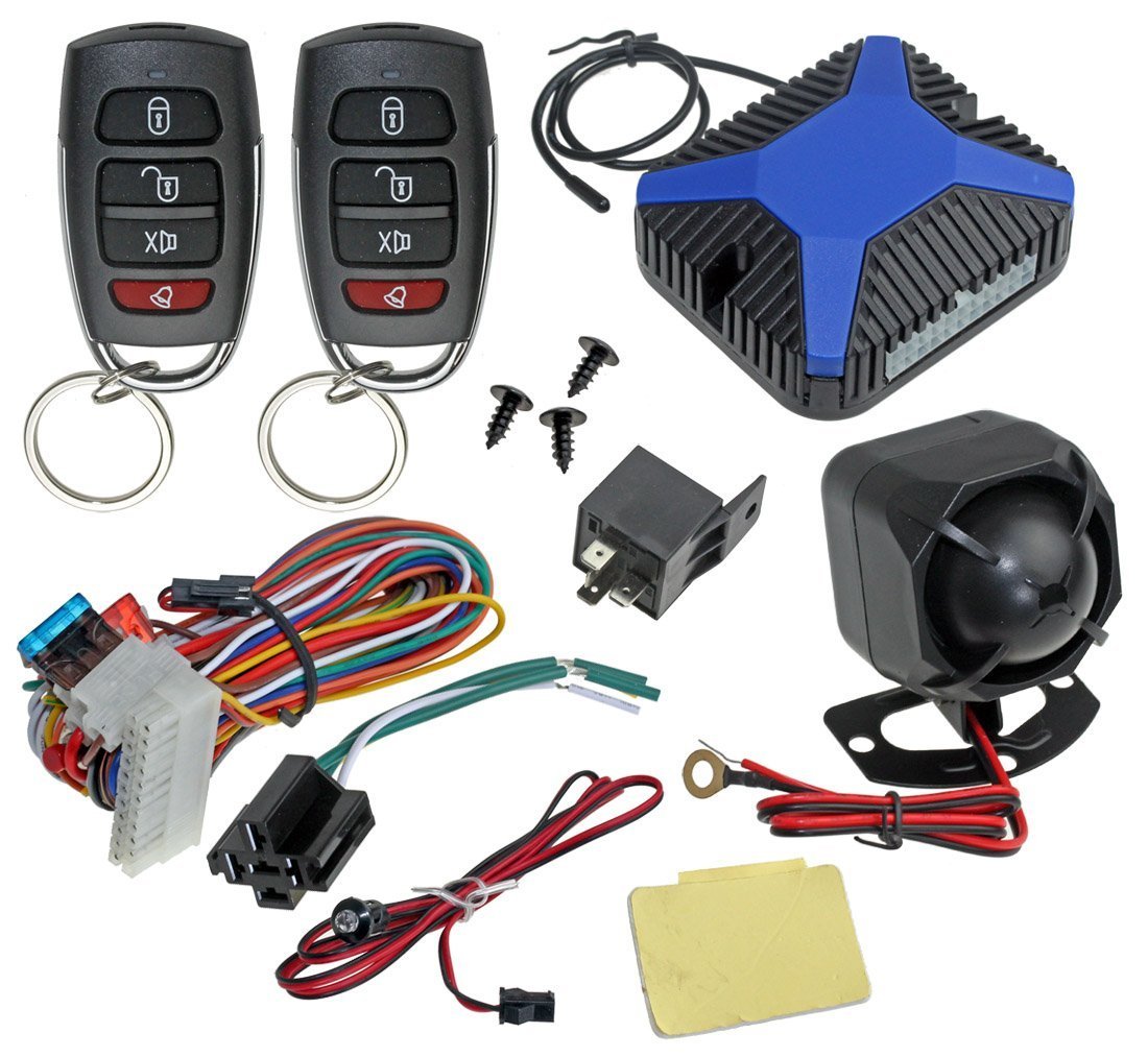 Alarma De Coche Installgear Maletero Sistema De Seguridad Entrada Sin Llave Con Dos Controles Remotos 4 Botones