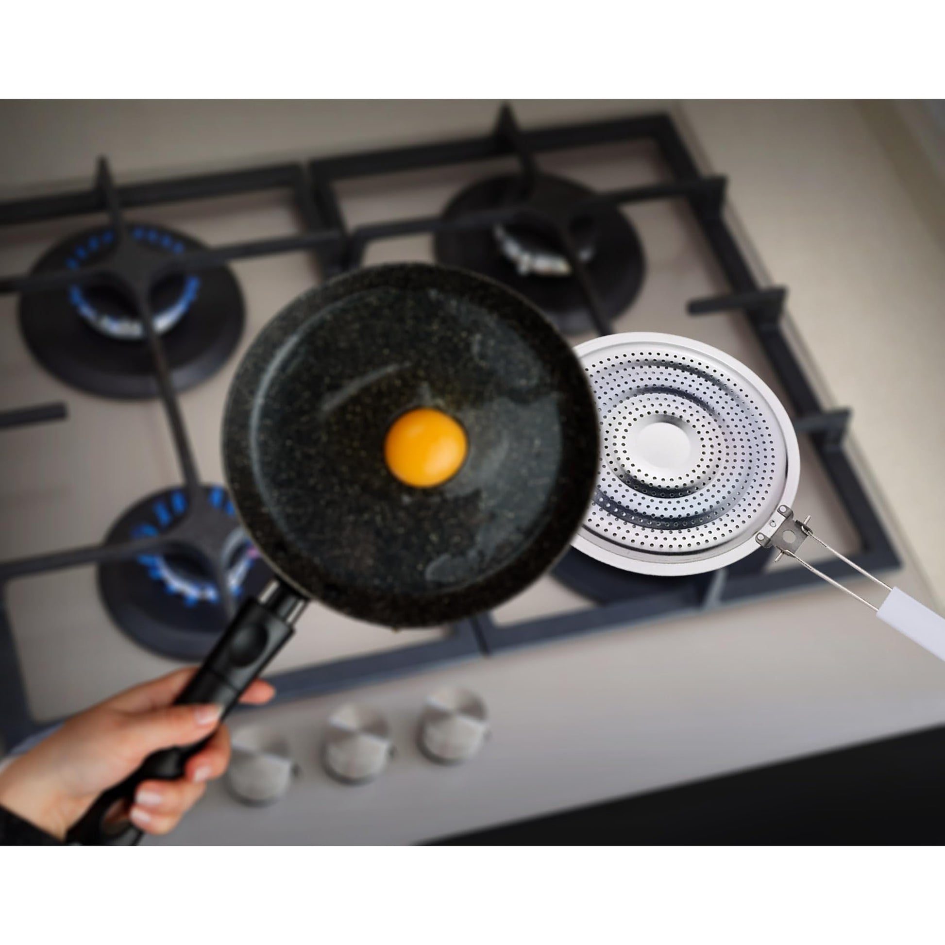 HIC Heat Diffuser Reducer Flame Guard Simmer Plate, 8.25-Inches