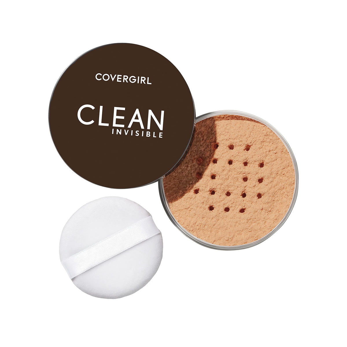 COVERGIRL Clean, Polvo Traslúcido con Color, 130 Medium Warm, 18 g