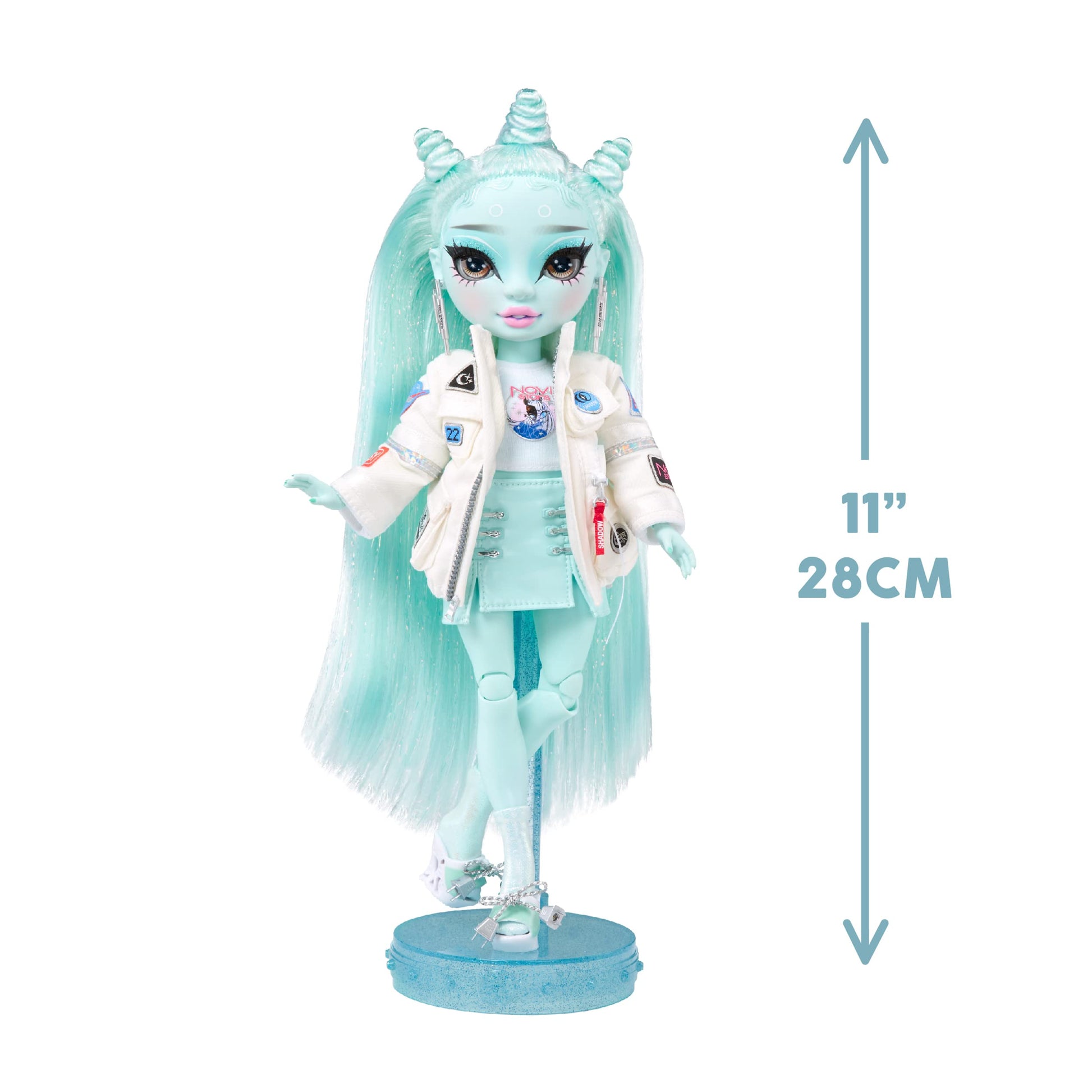 Muñeca de Moda Rainbow High Shadow High Zooey Electra Verde Claro con Atuendo Moderno y Más de 10 Accesorios para Niños y Coleccionistas a Partir de los 12 Años