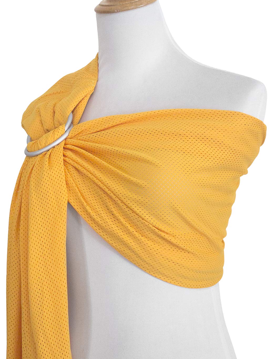 Vlokup - Anillo de agua para bebé, de malla, para recién nacido, niño, bebé, niños pequeños y niños, ligero, transpirable, perfecto para verano, natación, piscina, playa, ideal para papá,, Amarillo