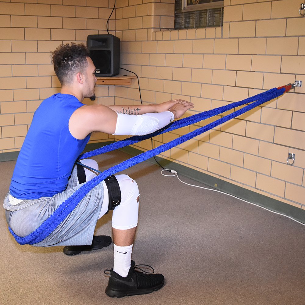 Cuerda de velocidad de aceleración, entrenamiento de resistencia multideportes, mejora la fuerza, potencia, agilidad, 3 tamaños de cinturón (S, M, L) disponible, comodidad, eficiencia, bandas cinéticas (cintura pequeña de 31 pulgadas o menos)