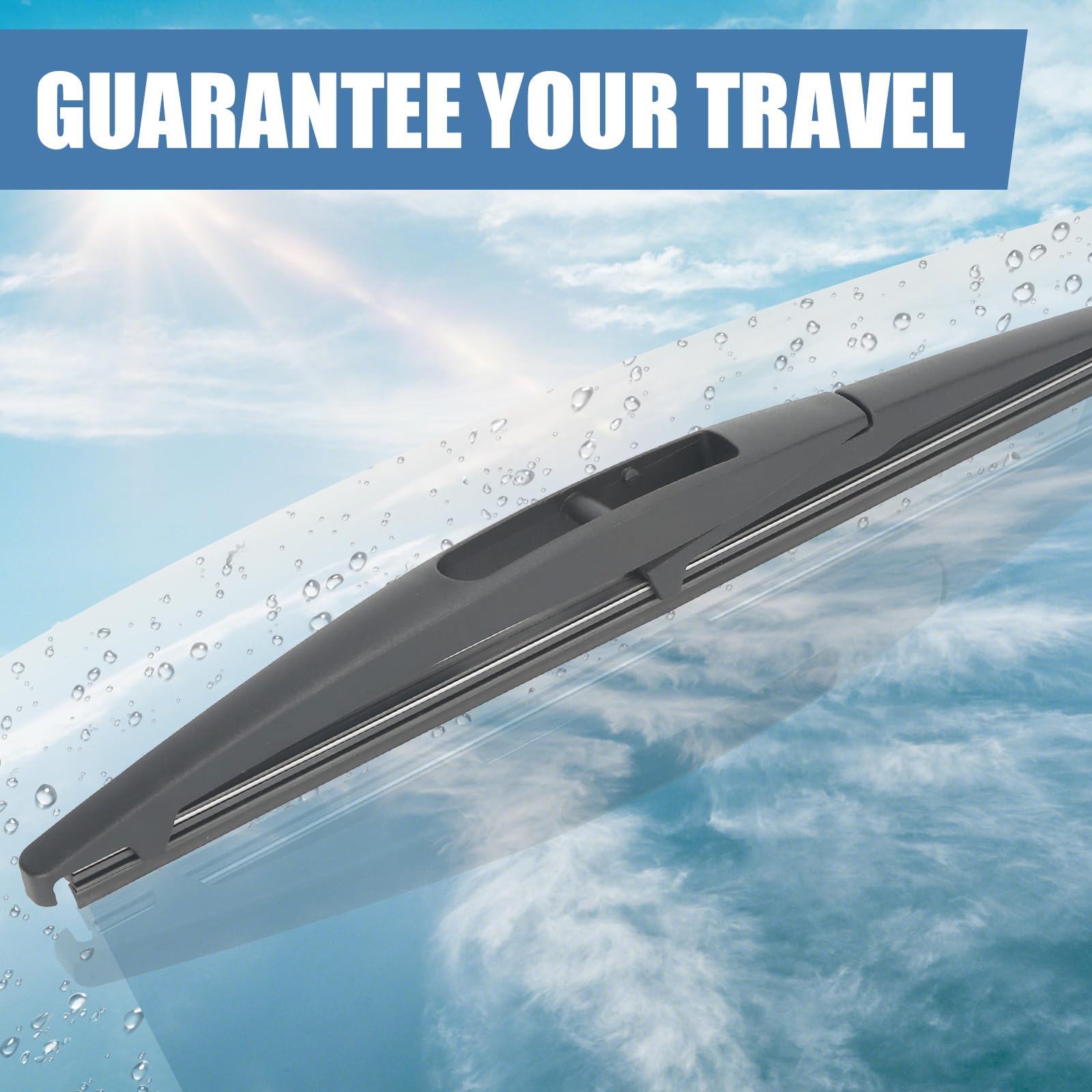 GSPSCN 16" Rear Wiper Blade For Nissan ARIYA 2023 /Honda Odyssey 23-05 Insight 11-10 Passport 24-19 /Subaru Impreza 11-08 WRX STI 16-13 Outback 23-20 Back Windshield Wiper Blades (H410/16-B)