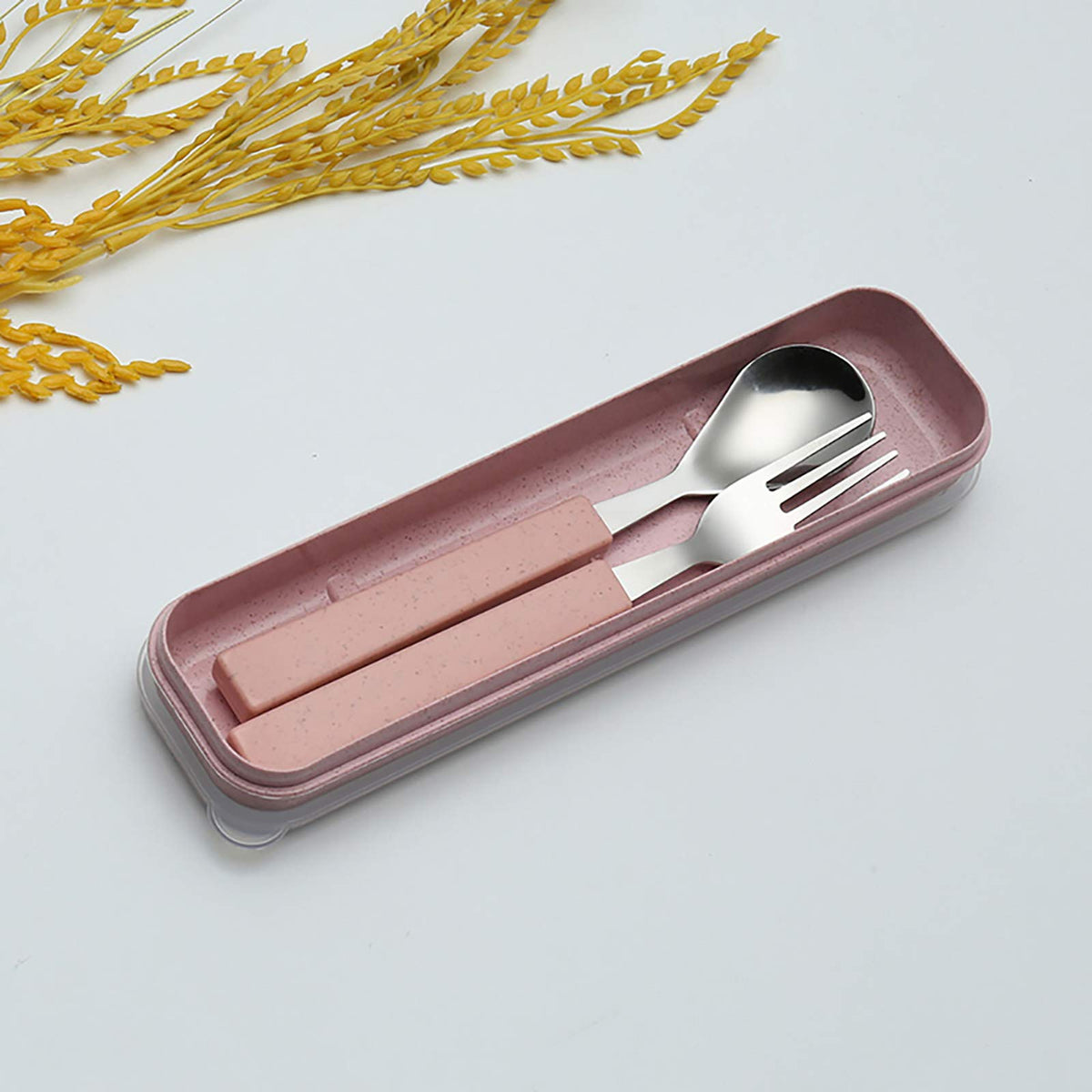 VANRA Juego de Cubiertos para Niños de 2 Piezas de Acero Inoxidable 18/10, Juego de Vajilla Infantil, Juego de Cubiertos Plateados, Cubiertos Plateados, Utensilios de Cena, Juego de Cuchara y Tenedor