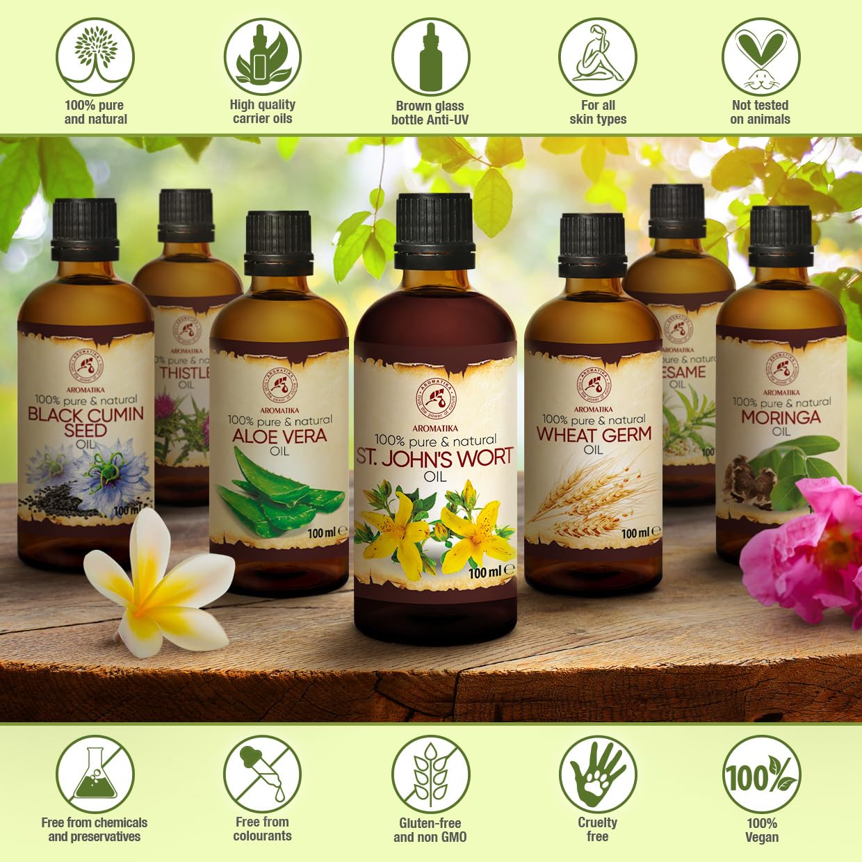 Aceite Orgánico Hierba San Juan para Cuidado Intensivo Piel - Aromaterapia Natural - Envío Rápido y Calidad Premium.