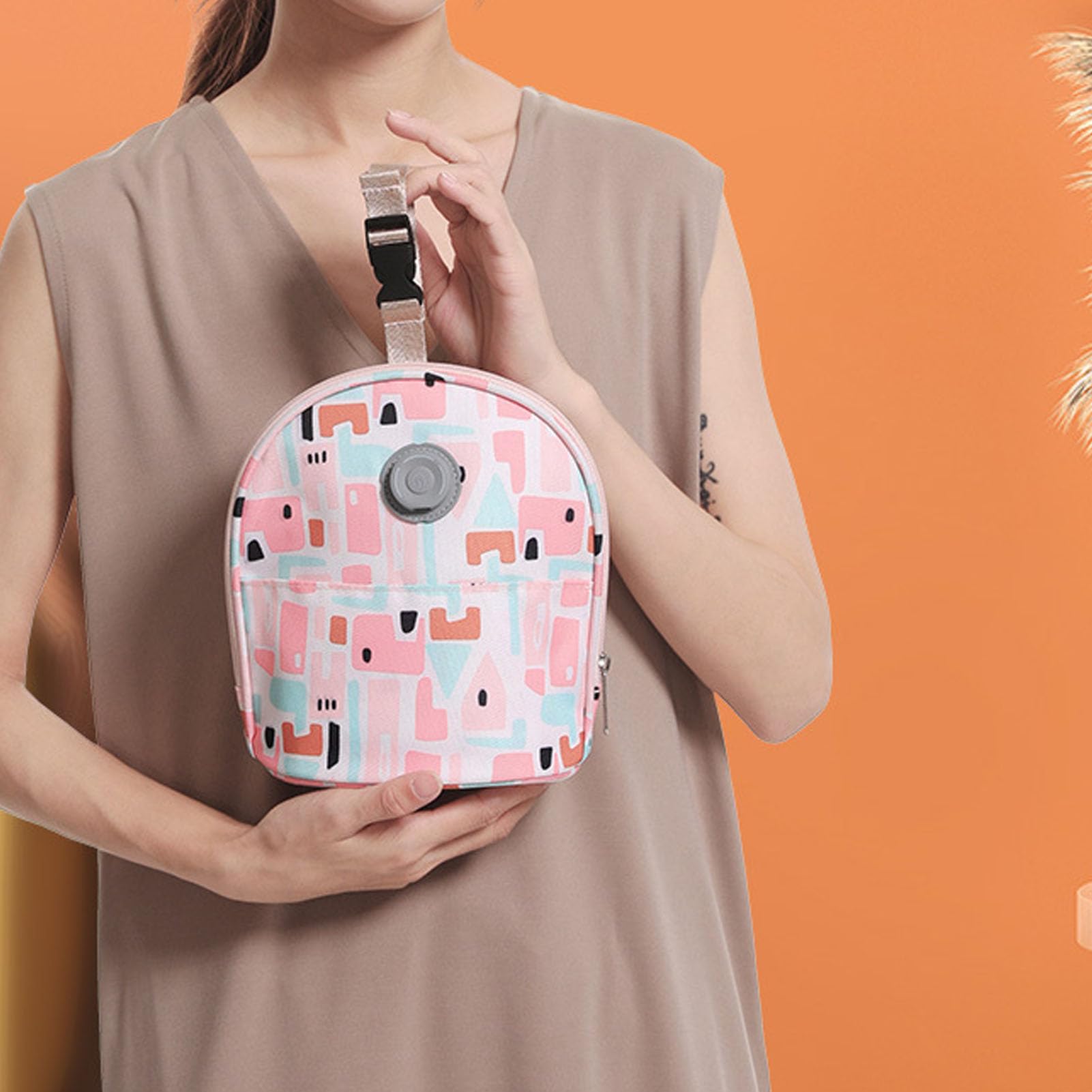 Bolsa Aislante para Biberones de Leche, Bolsa Portátil para Calentar Biberones con 3 Controles de Temperatura, Adecuada para Biberones de 240 Ml, Ideal para Recién Nacidos,