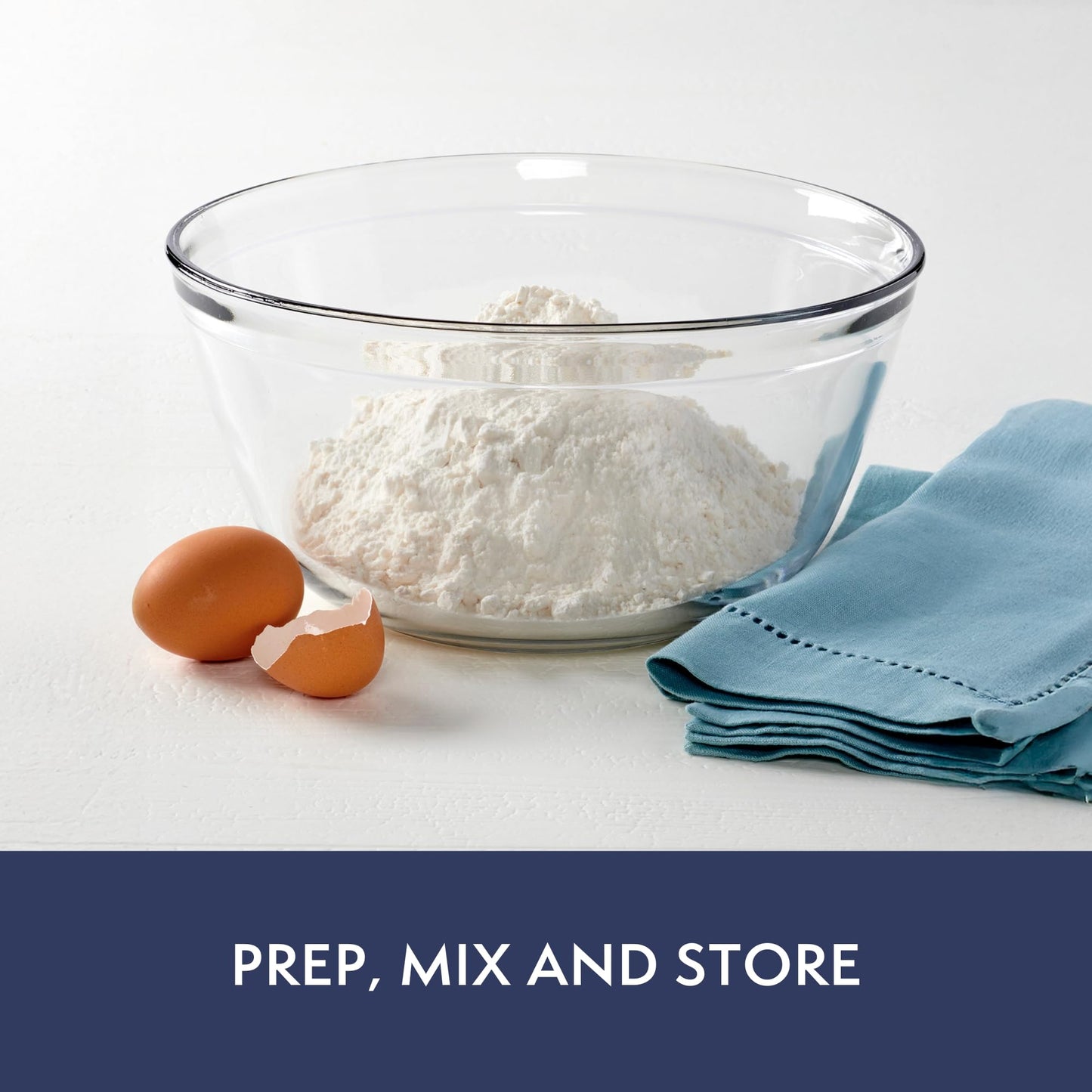 Tazón de Vidrio Anchor Hocking Transparente para Mezclar 1.5 Cuartos de Galón