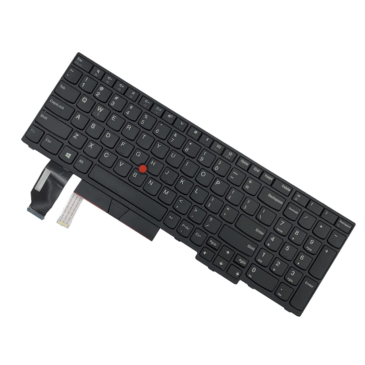 Repuesto de Teclado Tiugochr Lenovo ThinkPad Negro para Laptop