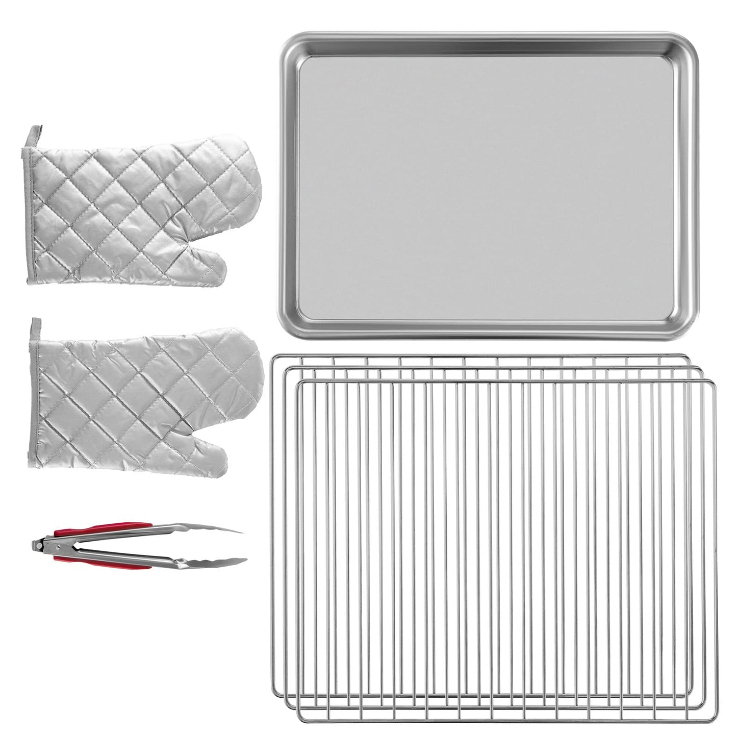 VEVOR - Horno de convección comercial, 21 l/19 cuartos de galón, encimera de horno convencional de un cuarto de tamaño, tostador de 3 niveles de 1440 W con puerta frontal de vidrio, horno eléctrico