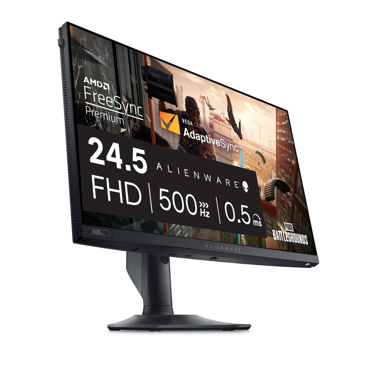 Monitor Alienware Negro 24.5 Pulgadas 1920x1080 500Hz 0.5ms para Juegos