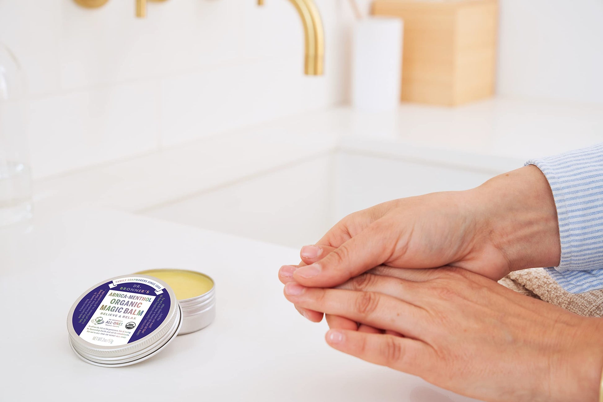 Bálsamo Corporal Dr. Bronner's Árnica y Mentol