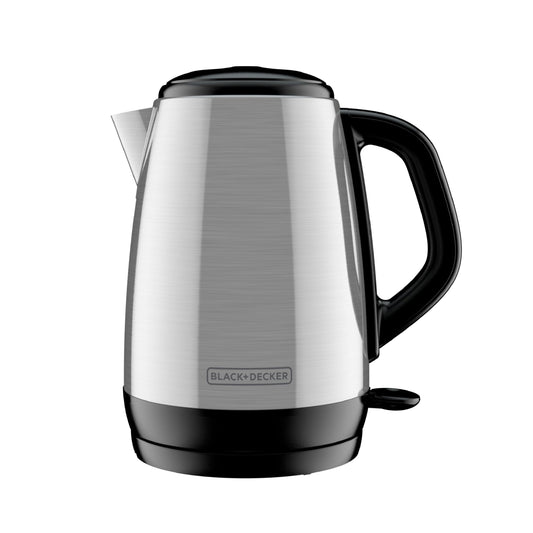 BLACK+DECKER KE1700SD, hervidor rápido, apagado automático, acero inoxidable