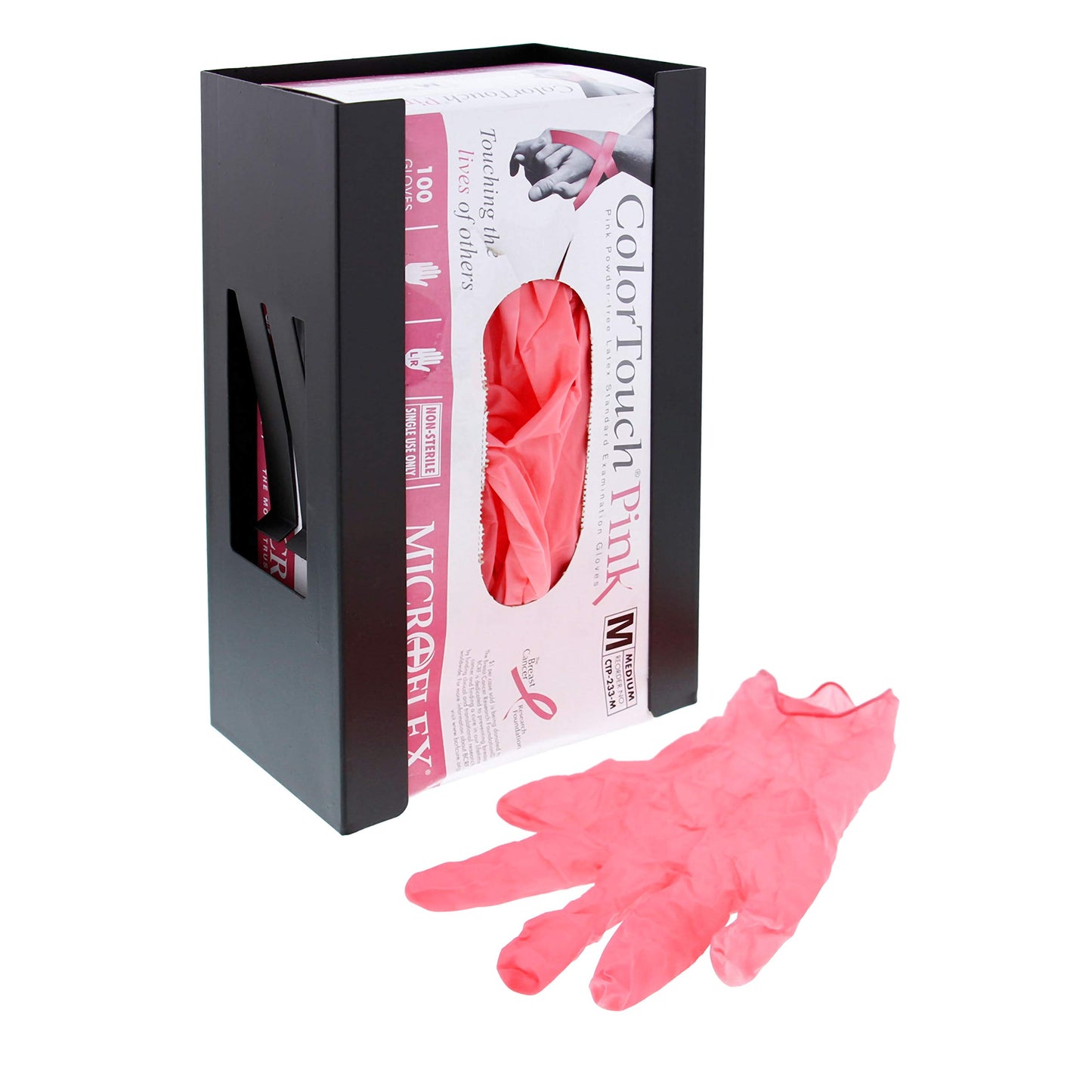 TCP Global Soporte magnético para dispensador de guantes y pañuelos – Sostiene cajas de guantes, toallas, toallitas, pañuelos – Se monta en una caja de herramientas o en garajes, talleres y cocinas (paquete de 6)
