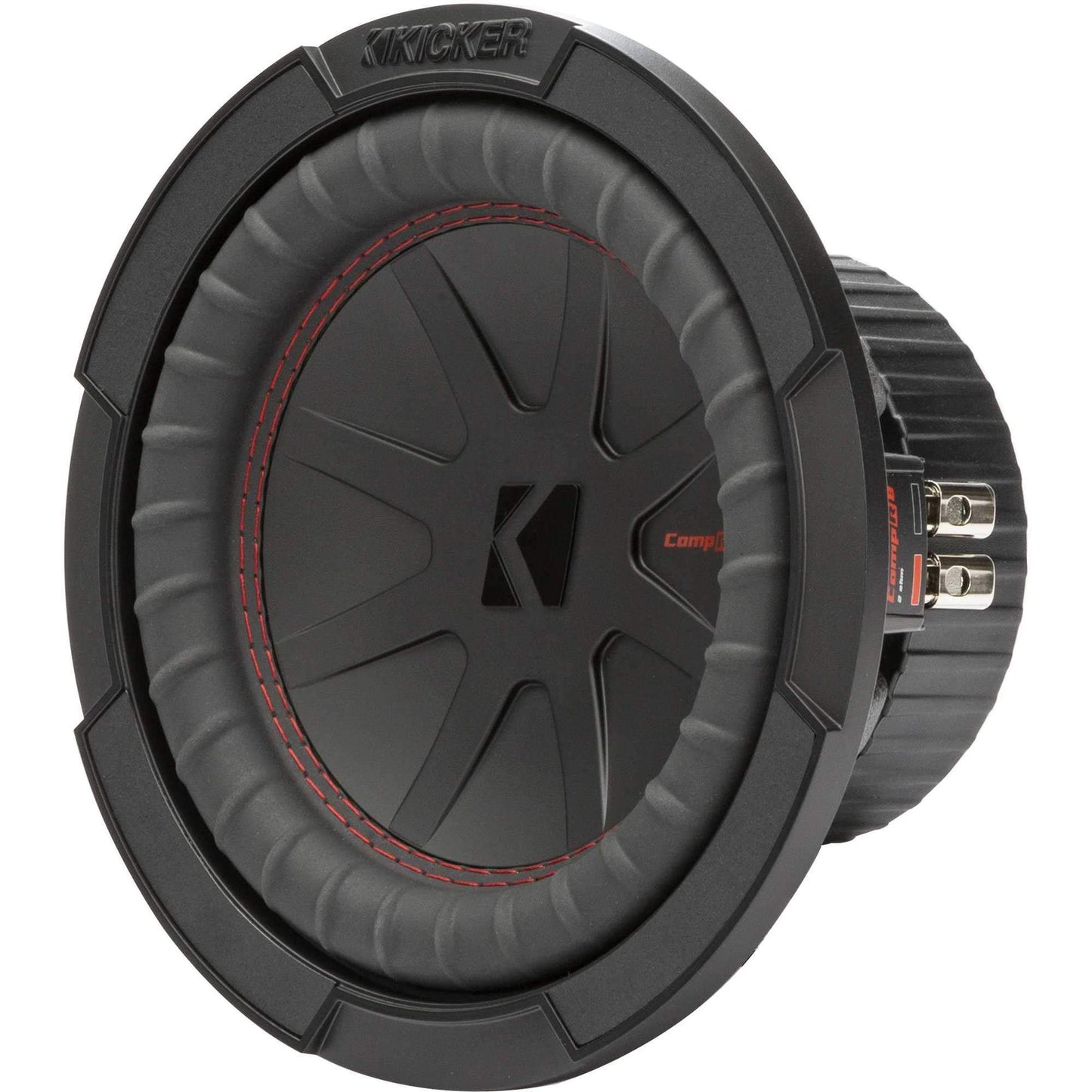 KICKER CompR - Subwoofer de 20 cm, DVC, 2 ohmios, compatible con RoHS