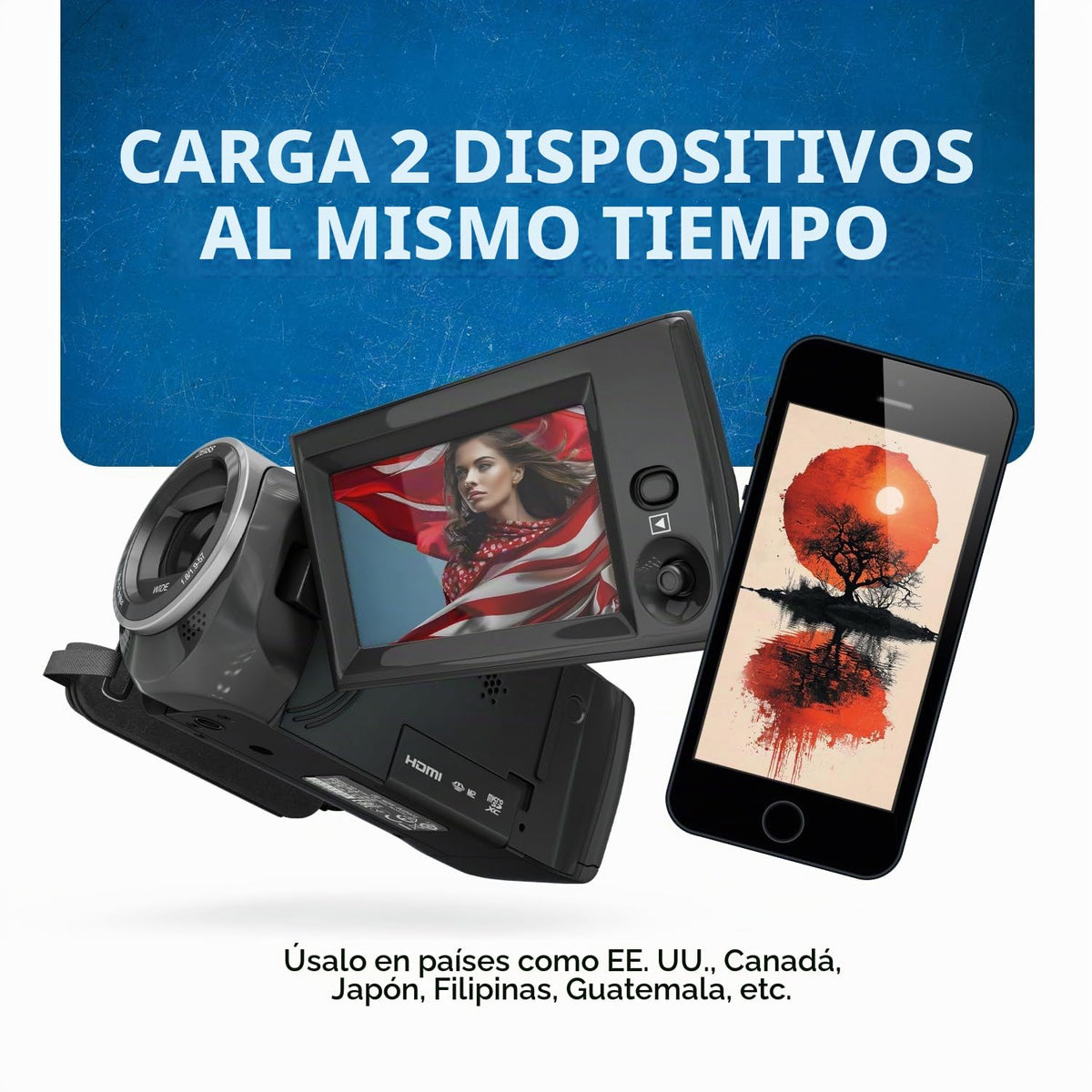 Adaptador Universal Tipo B Orei Negro 2 en 1 Juego de 4 Piezas